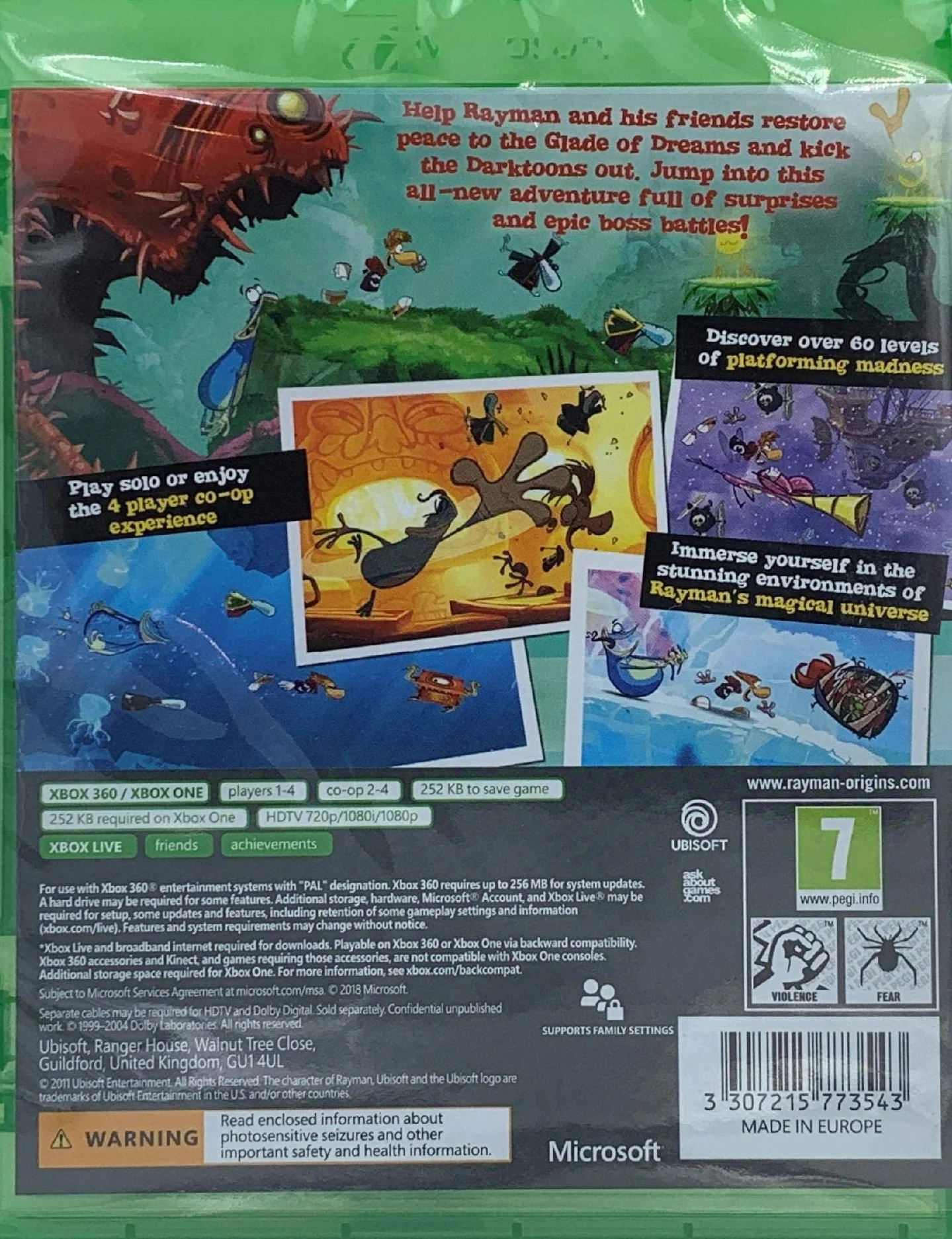Rayman Origins Greatest Hits