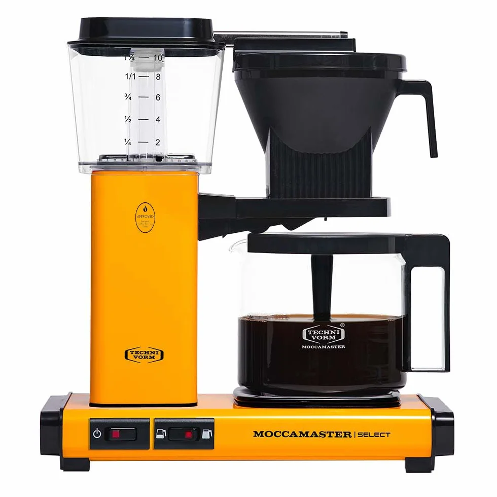 Moccamaster Ekspres do kawy z filtrem KBG Select, 1,25 l, 1520 W, żółta