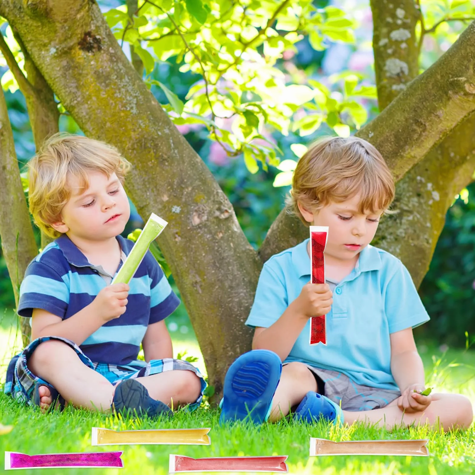 Torebki Popsicle foremki do lodów woreczki na lizaki DIY z lejkiem 200 szt