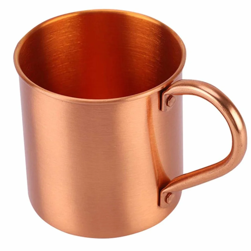 Miedziany kubek Moscow Mule 450 ml z litej miedzi