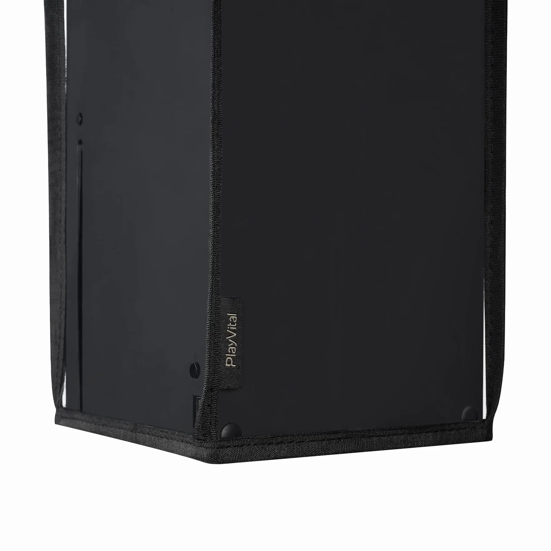 PlayVital Osłona Przeciwpyłowa do Xbox Series X Konsoli,Miękka Podszewka Pokrowiec przeciwpyłowy do Xbox Series X Console,Wodoodporny Pokrowiec Ochronny do Xbox Series X-Przezroczysty