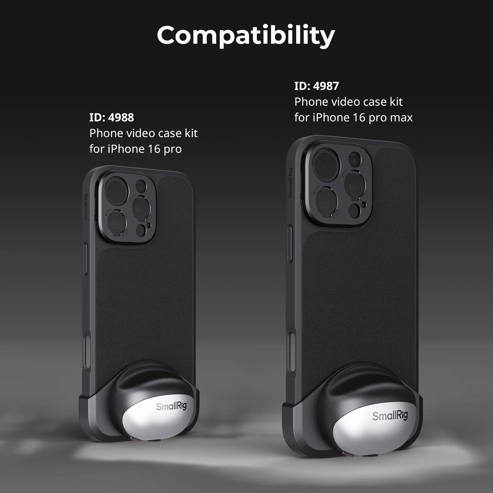 Płytka montażowa obiektywu z gwintem SMALLRIG FilMov 17 mm do klatki iPhone'a serii 16, tylna ścianka obiektywu tylko do klatki SmallRig Phone Cage serii 16-4992