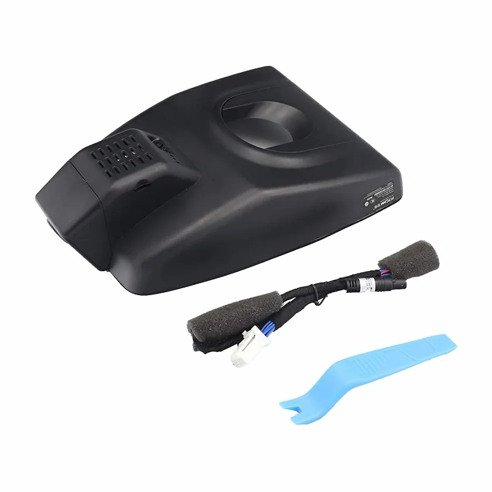 FITCAMX Dashcam kompatybilny z Toyota C-HR 2021-2022 (Model B), dedykowaną kamerą samochodową 4K, wbudowanym WiFi, WDR Night Vision, nagrywaniem w pętli, z kartą pamięci 64 GB