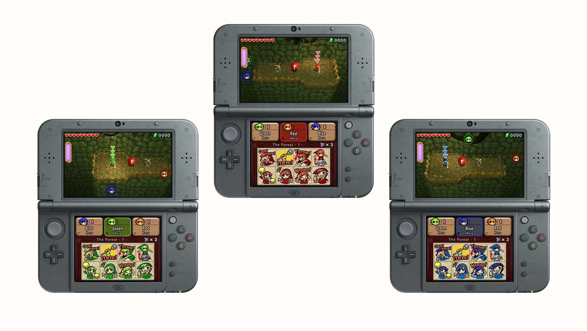 The Legend of Zelda Triforce Heroes 3DS Game