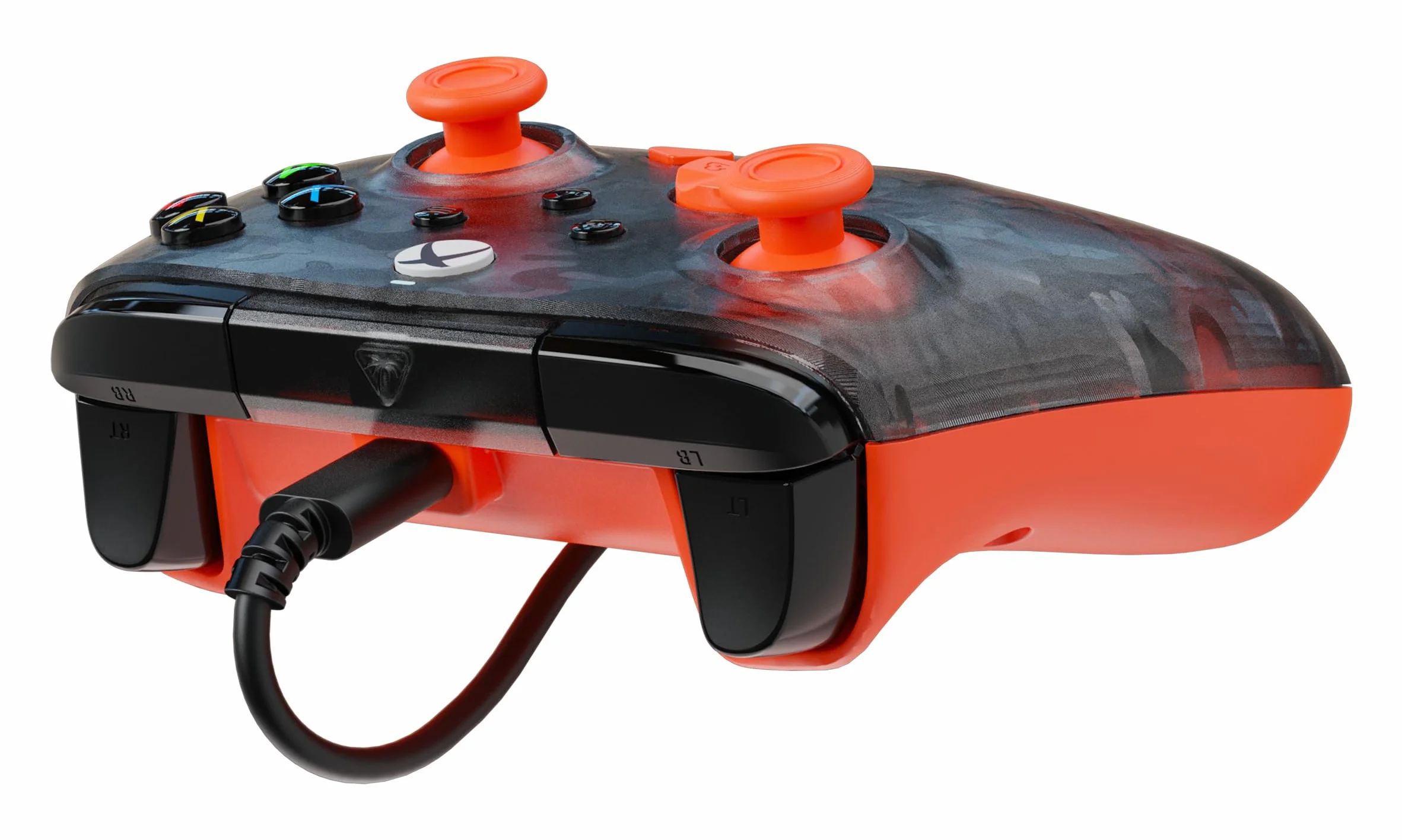 Turtle Beach Rematch Core Ghost Black Camo/Orange Wired – licencjonowany do Xbox Series X i S, Xbox One i komputerów z systemem Windows