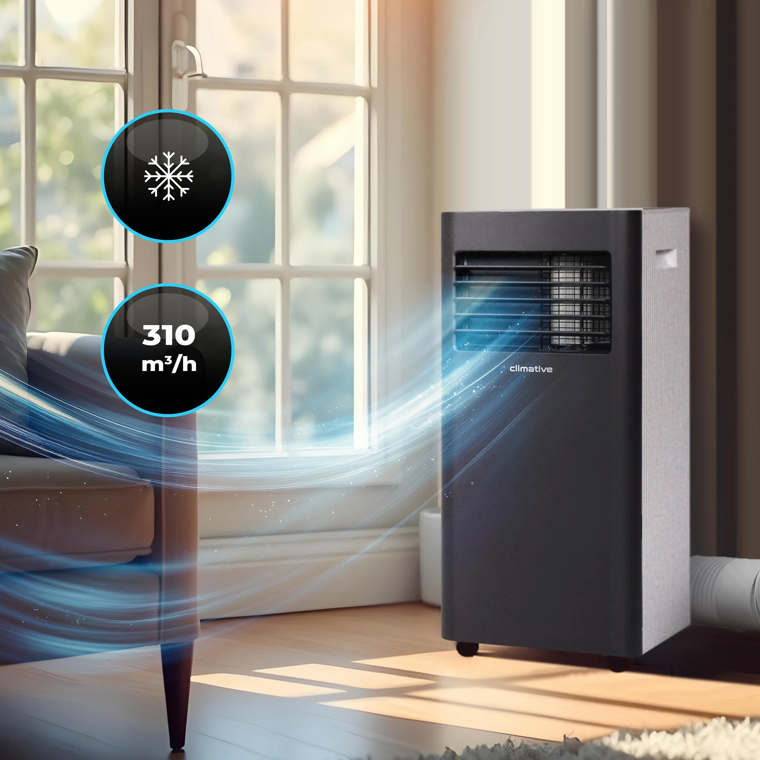 Klimatyzator przenośny AC29-S DUO WiFi 2,9 kW BTU 10000 do 29 m² 3w1