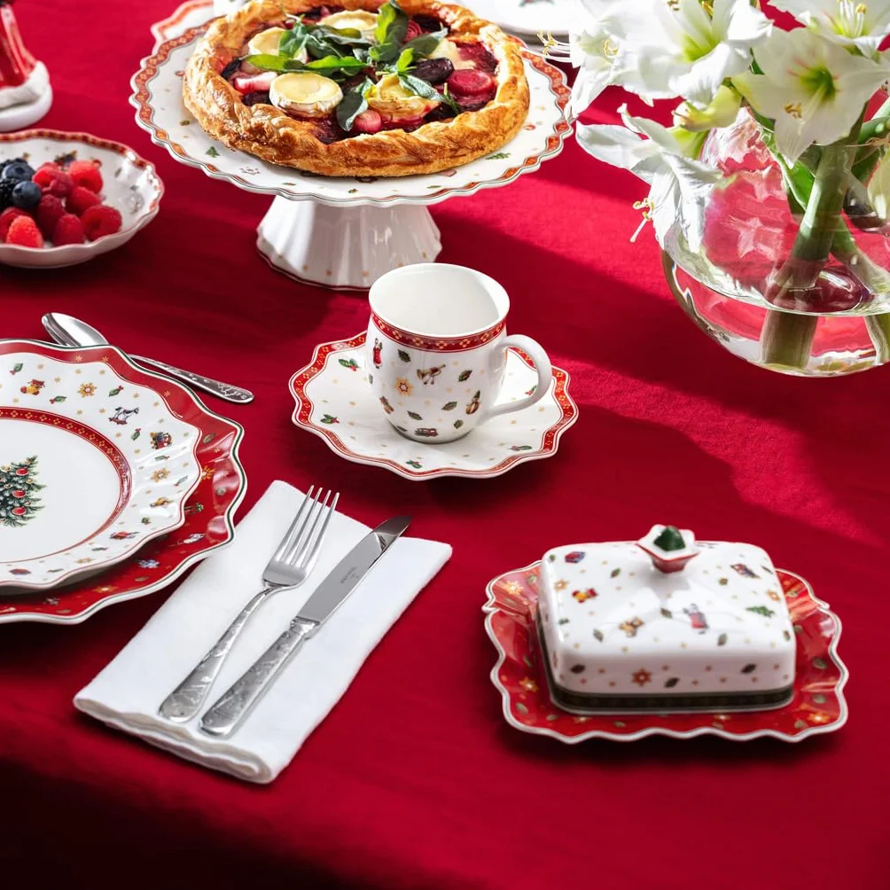 Villeroy & Boch – Toy's Delight maselniczka, 19 x 16 x 11,5 cm, porcelana twarda, maselniczka, mycie ręczne, pojemnik na masło na brunche i przyjęcia