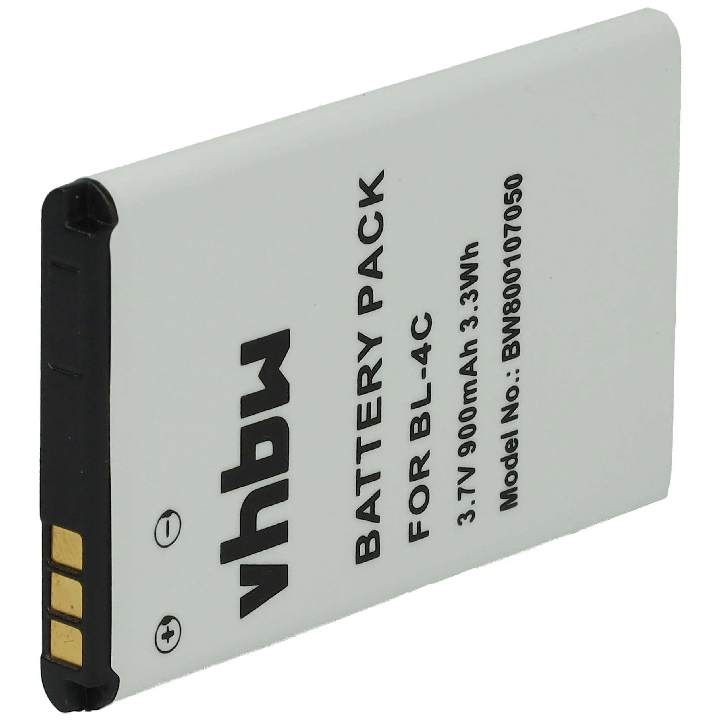 vhbw Bateria kompatybilna z MaxCom MM715, MM819, MM819BB, MM820, MM820BB, MM821, MM821BB, MM823 telefon komórkowy, smartfon (900 mAh, 3,7 V, Li-Ion)