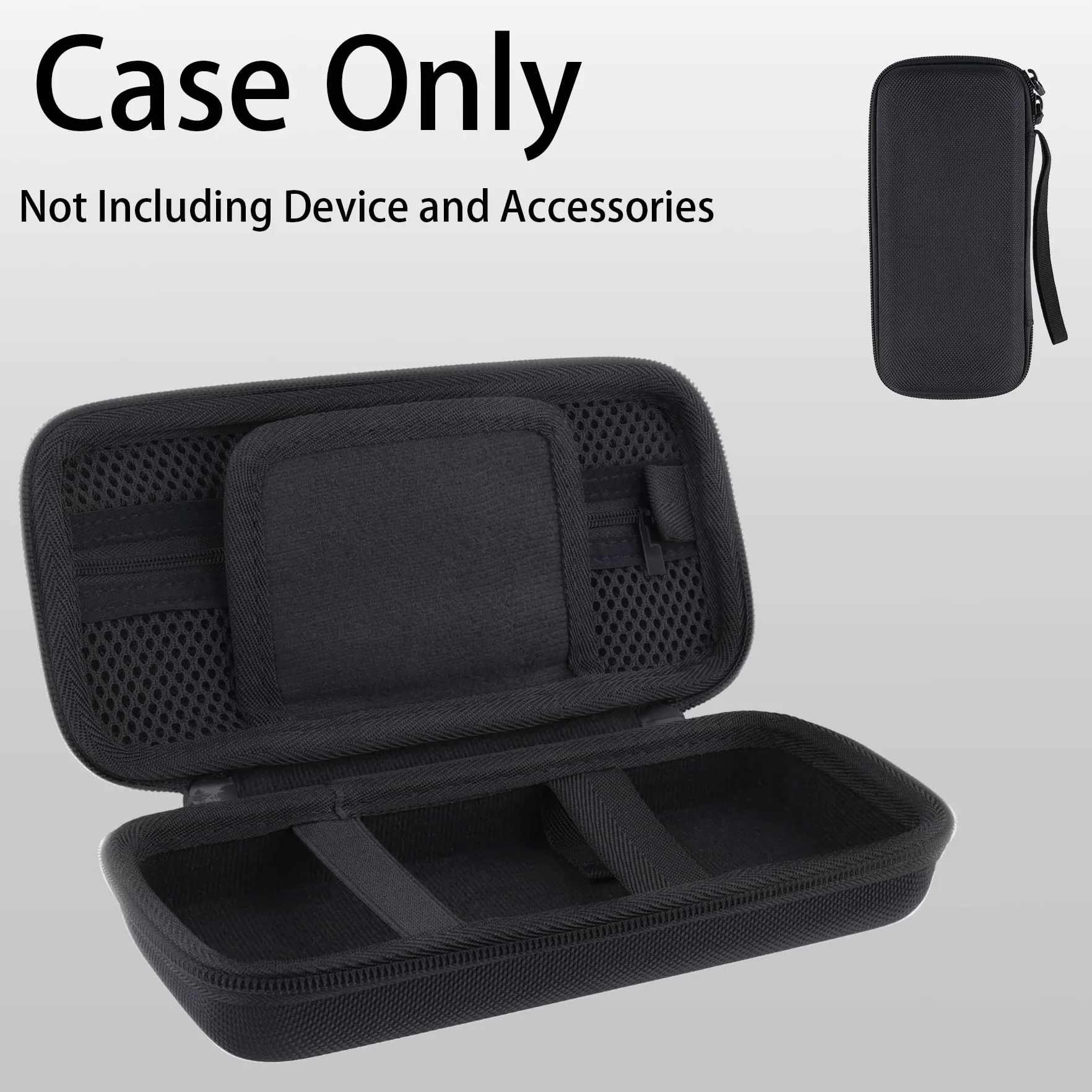 Aenllosi Twardy futerał kompatybilny z Evercade EXP-R Gaming Handheld, czarny