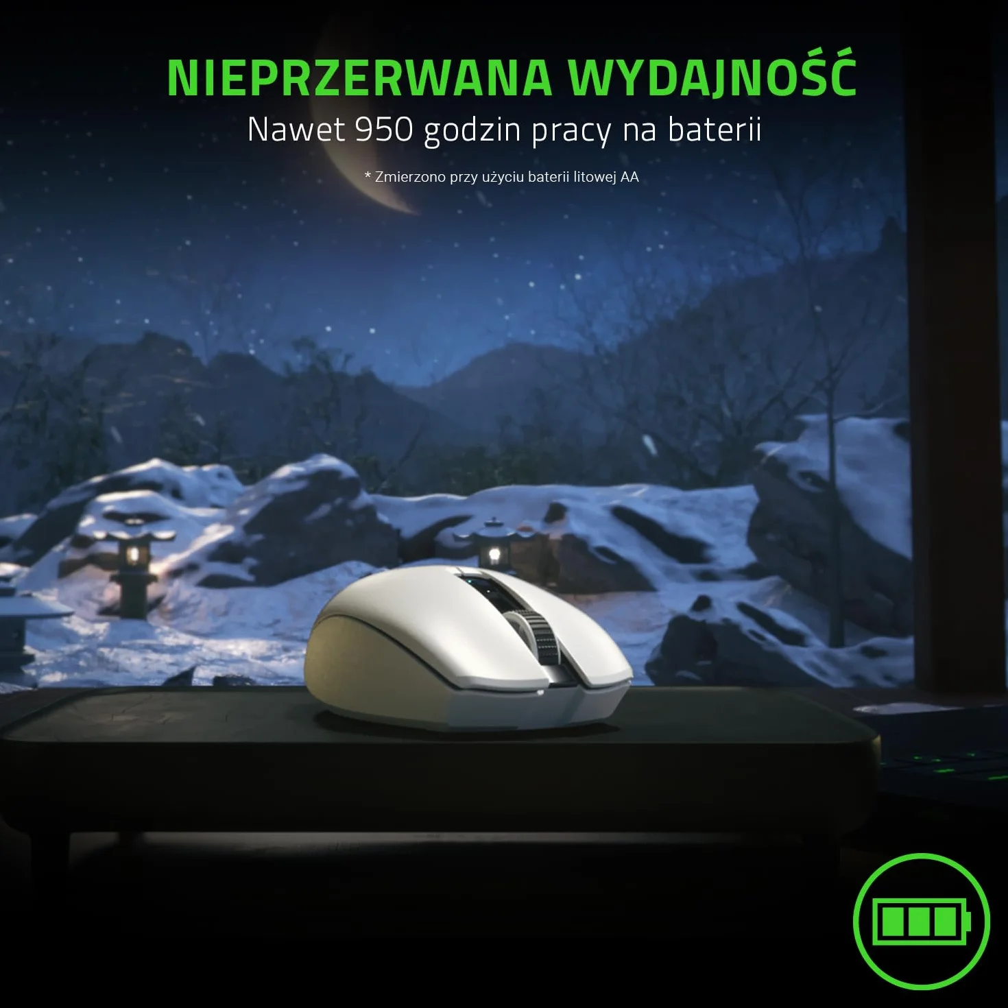 Razer Orochi V2 Mercury - Bezprzewodowa mysz dla graczy mobilnych z baterią o nawet 950-godzinnym działaniu (Ultralekka konstrukcja, 2 tryby bezprzewodowe) Biały