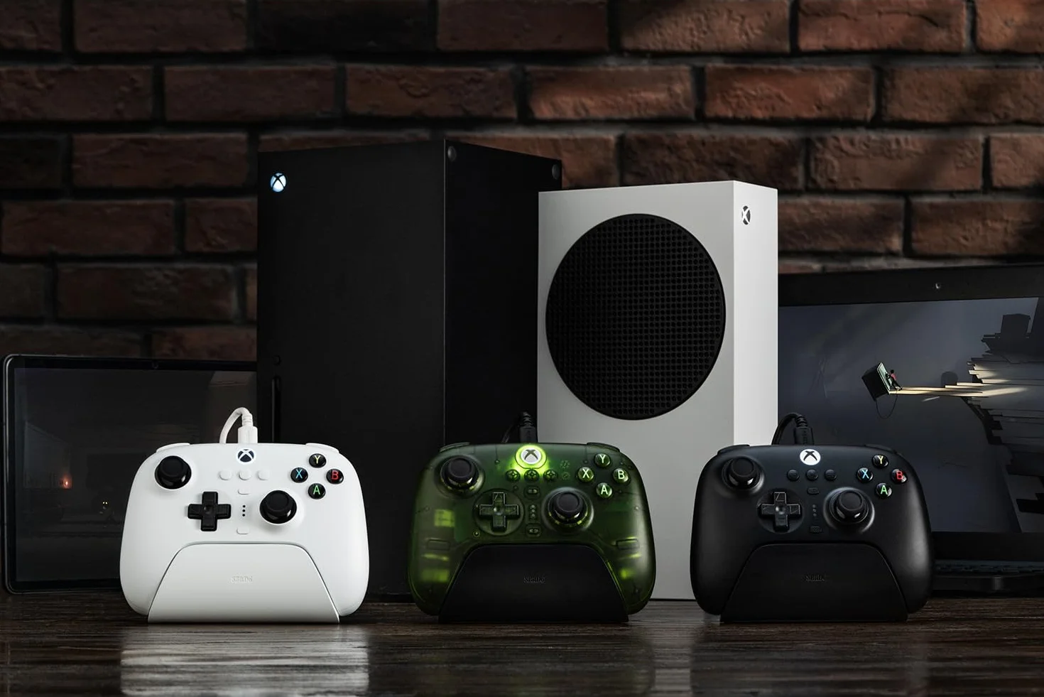 8Bitdo Ultimate 3-Mode Controller, Hall Effect Joysticks, Pro Back Buttons, Wired Only for Xbox Series X|S & Xbox One, Compatibility with Apple, Windows & Android, Officially Licensed (Jade)