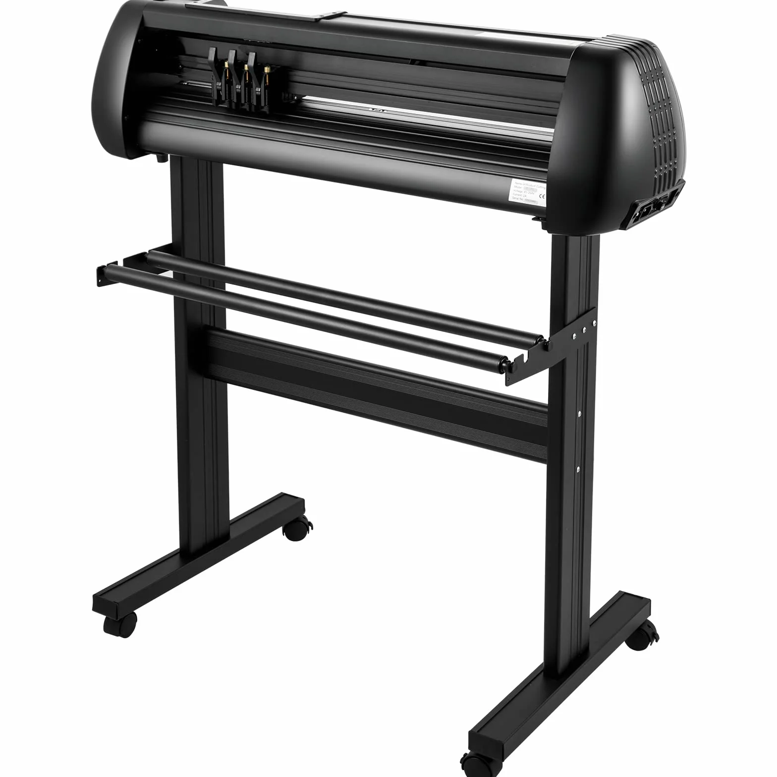 VEVOR Plotter do cięcia winylu 720 mm z oprogramowaniem SignMaster, maszyna do cięcia winylu, wysokiej precyzji panel cyfrowy LED interfejs USB i COM Pięć rolek do wycinania