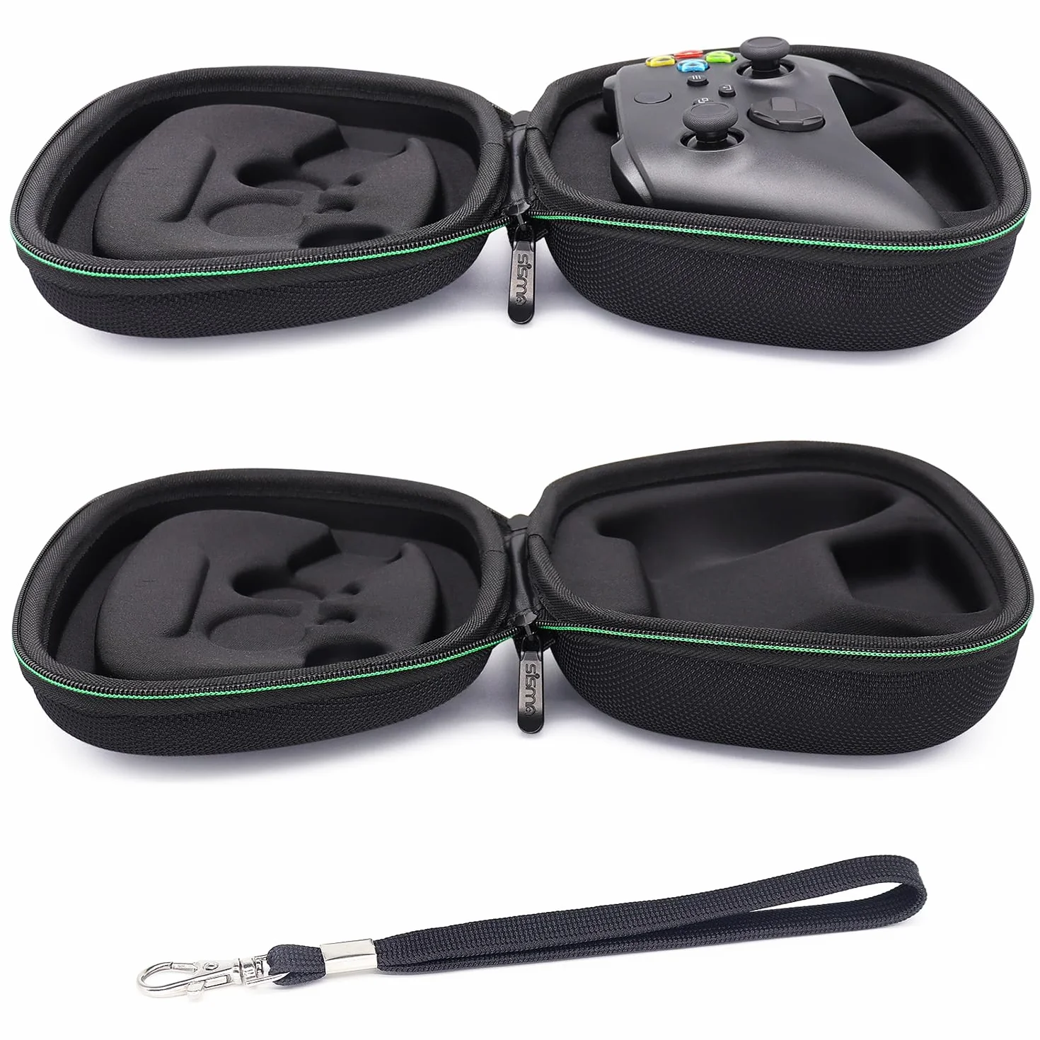 sisma Torba transportowa Etui podróżne Kompatybilny z Kontroler Bezprzewodowy Xbox Series X/S i Core, Torba przechowywania i ochronna na Pad do gier Xbox, Czarny