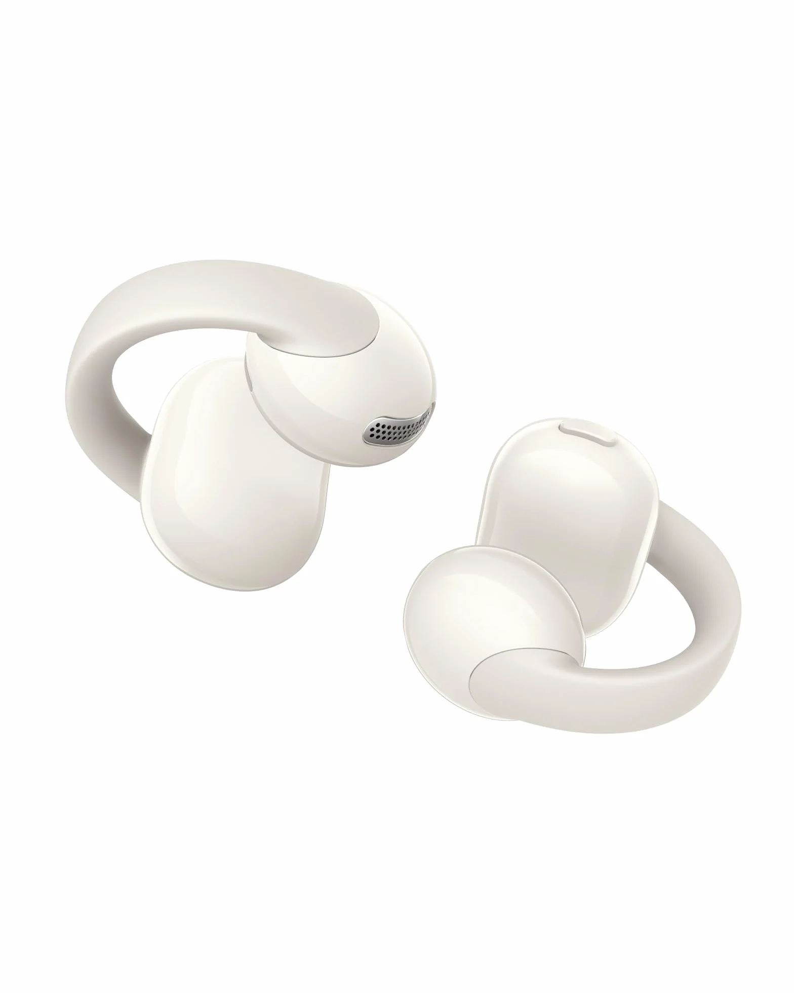 Słuchawki soundcore C50i firmy Anker, słuchawki typu open-ear, wkładki douszne z klipsem, wyjątkowy komfort, konstrukcja FlexiClip, przetworniki 12 mm zapewniające mocny bas, IP55, Bluetooth 6.0