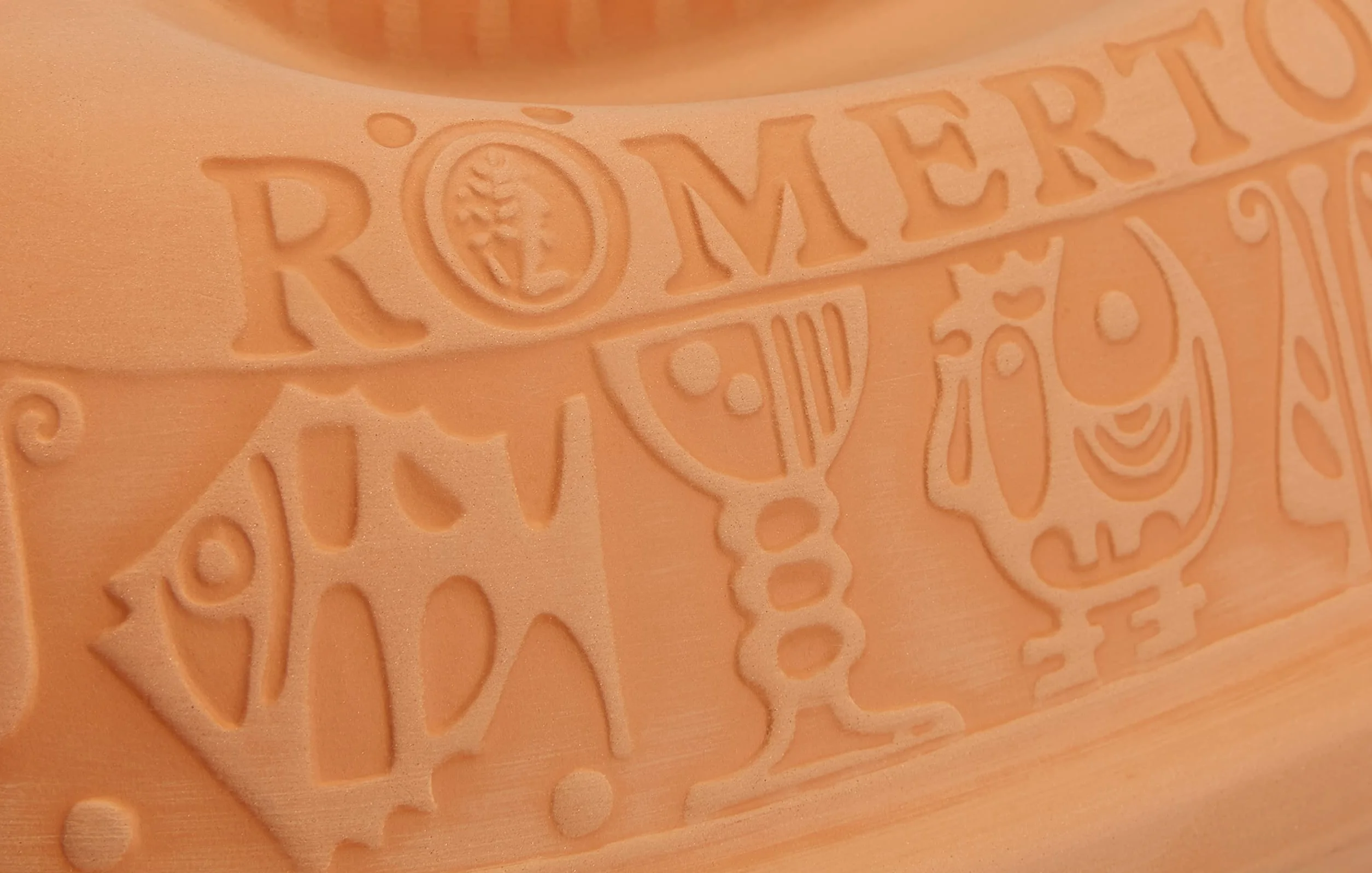 ROEMERTOPF naczynie do pieczenia klasyczne, ceramiczne parowary z naturalnej gliny, dla maksymalnie 4 osób, 3 litry