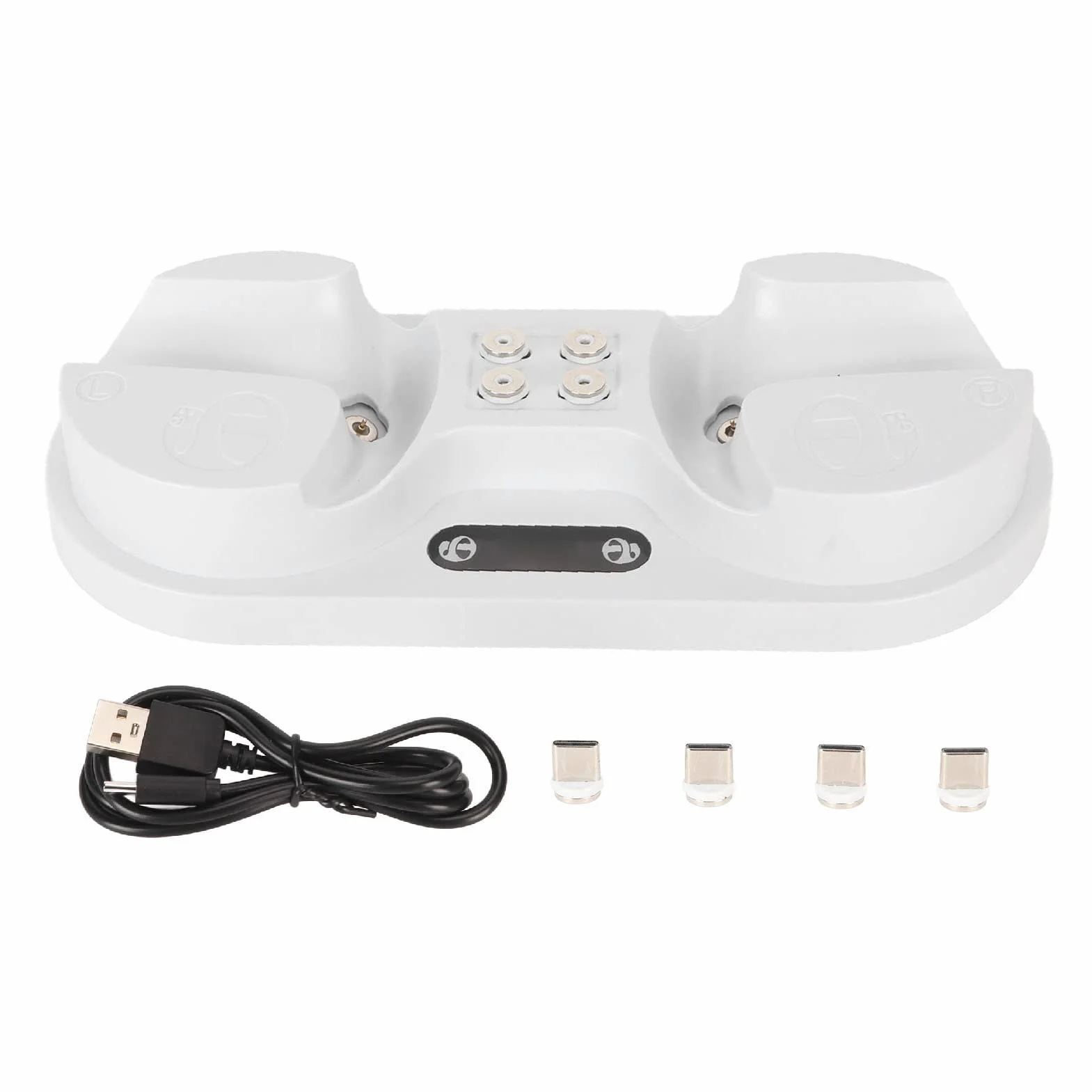 Stacja ładująca PS VR do Kontrolera PS VR2 Sense ze Wskaźnikiem LED, Magnetyczna Szybka ładowarka z podwójną ładowarką Stacja ładująca
