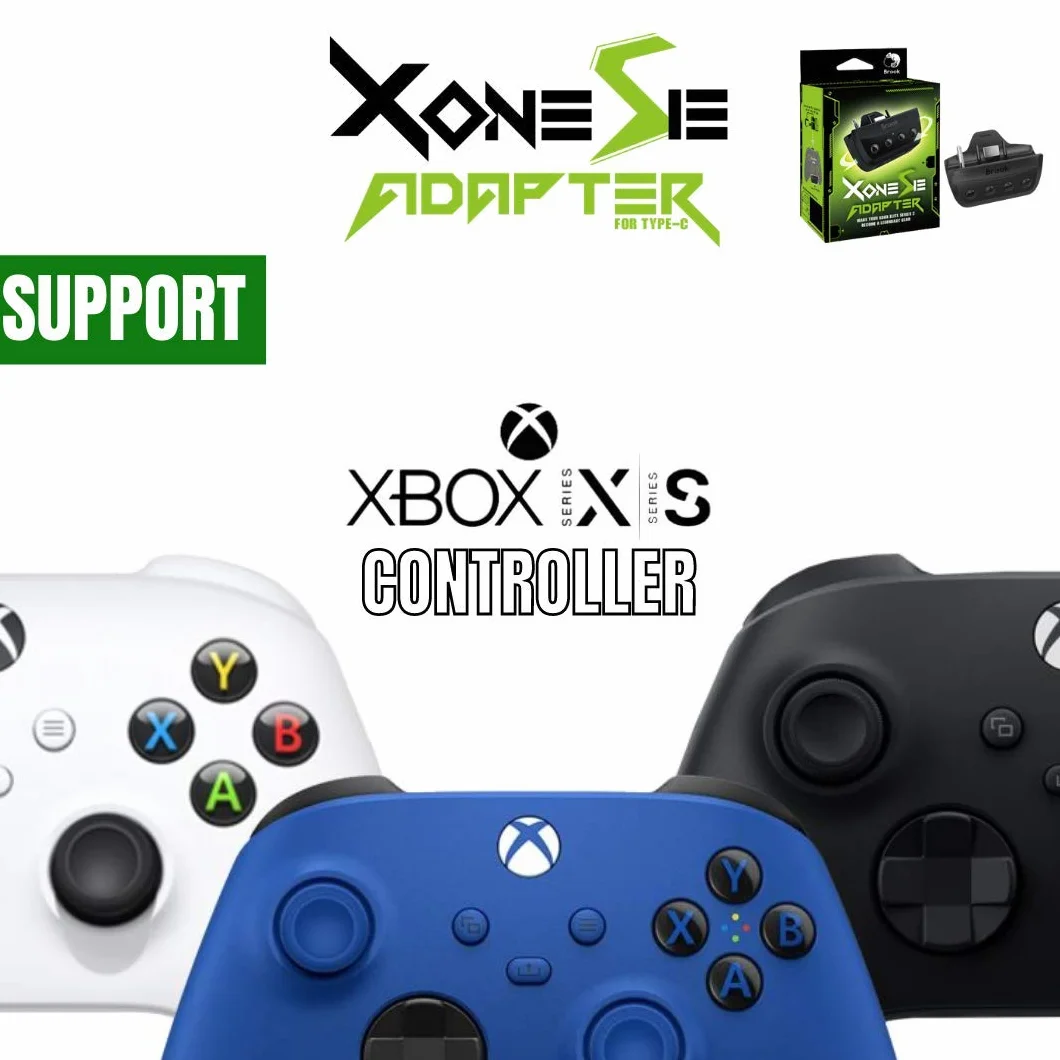 Brook Adapter X One SE Controller for Xbox Series S/X, PS4, PS5, Switch, PC - Motion Control, Turbo, Remap, Audio Functions