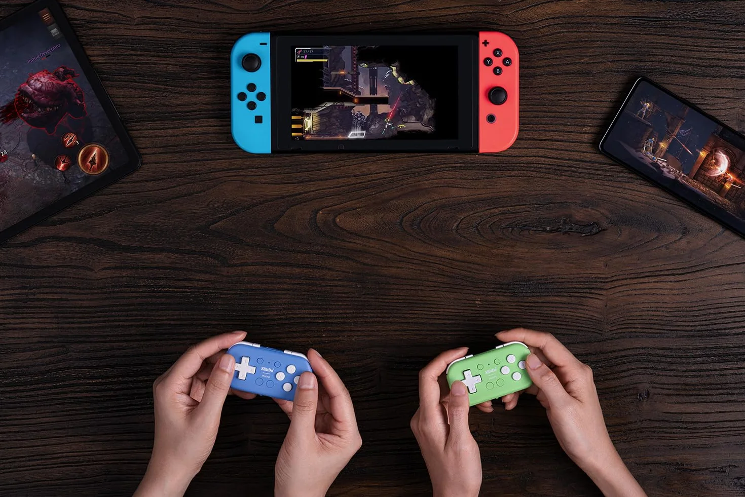 8BitDo Micro Bluetooth Gamepad Niebieski
