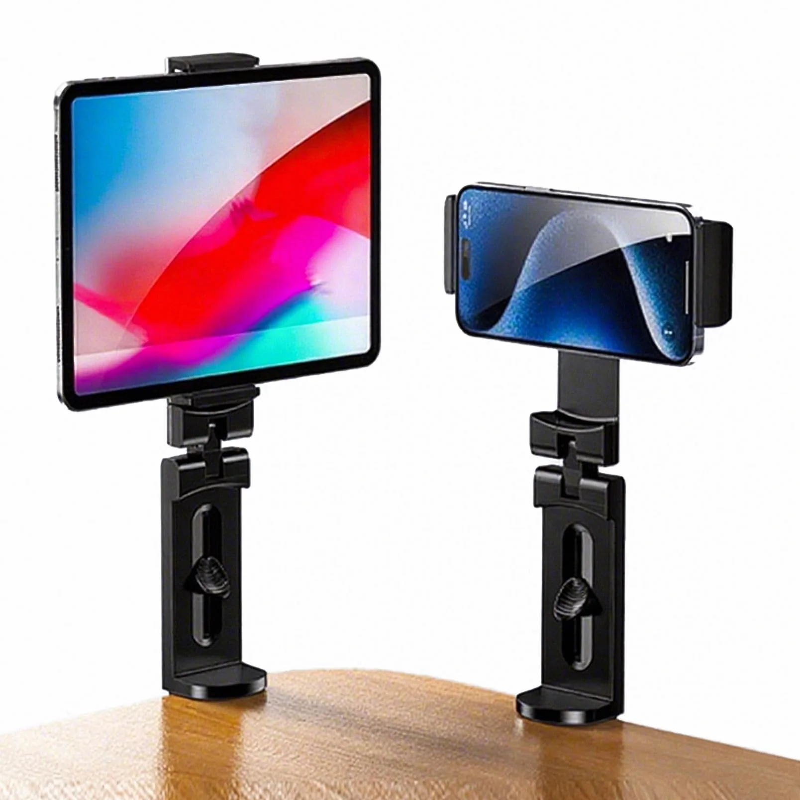 Uchwyt na tablet do łóżka, regulowany, obracany o 360 stopni, regulowany uchwyt na telefon komórkowy, przenośny, na biurko, tablet, stół, do samochodu