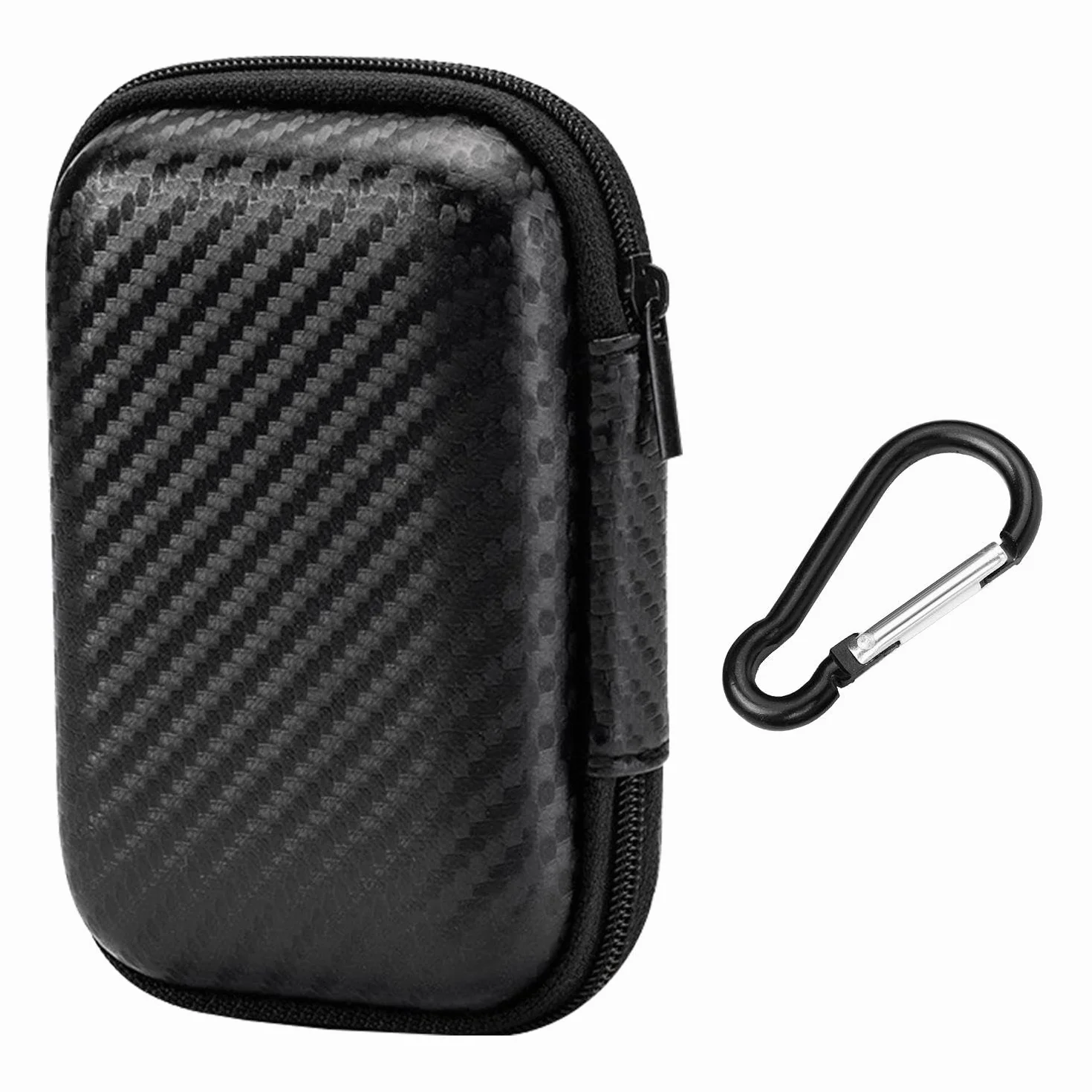 1 x torba kablowa 1 czarny karabińczyk czarny master etui na telefon torba do przechowywania kabli przenośna torba podróżna mała torba na dane