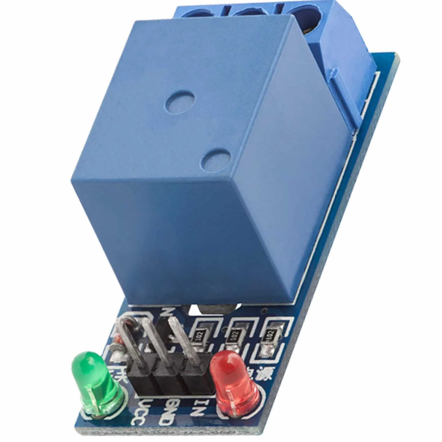 AZDelivery 1-przekaźnik 5V KF-301 moduł wyzwalacza niskopoziomowego kompatybilny z Arduino i Raspberry Pi wraz z e-bookiem!