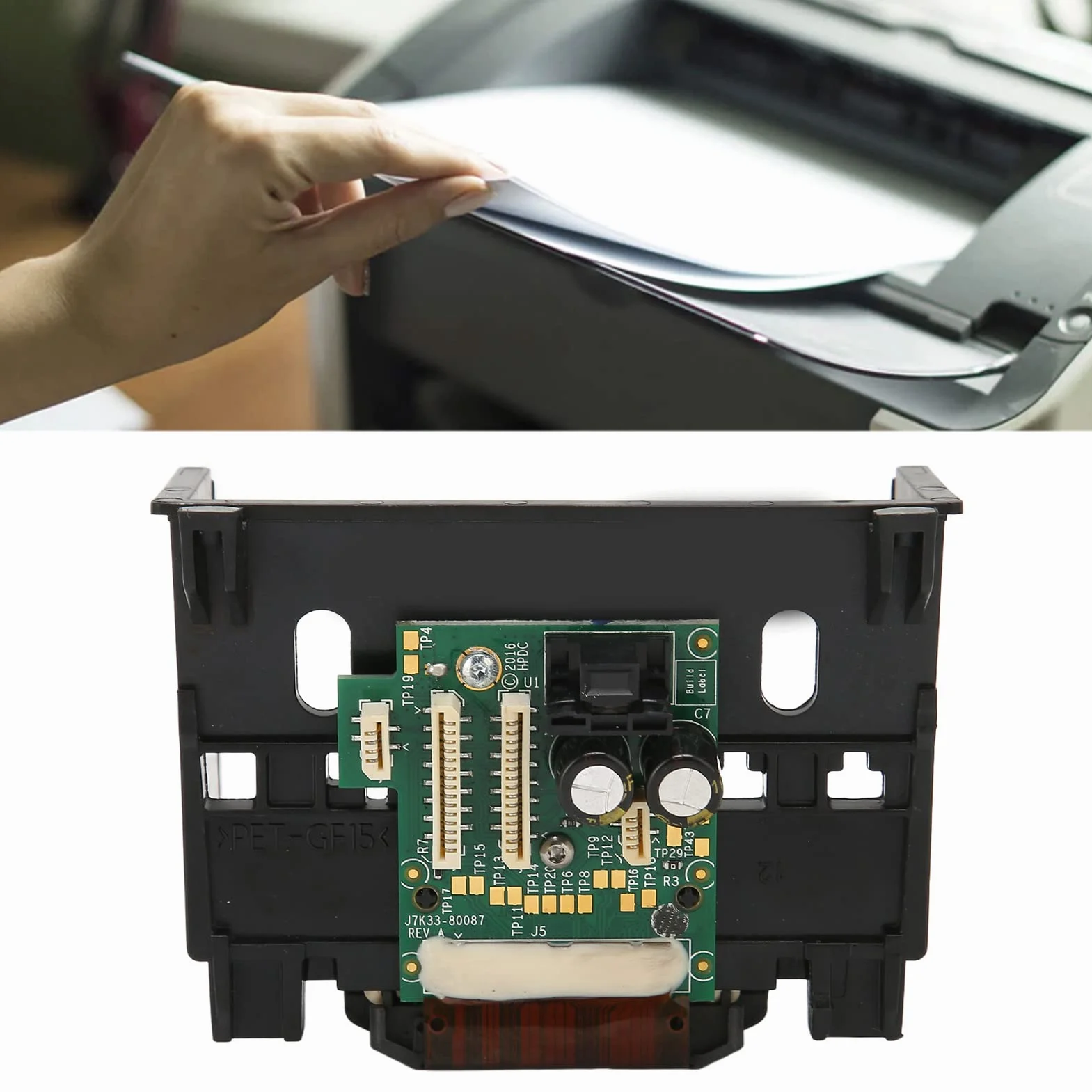 Wymienna głowica drukująca, do Officejet Pro 6230 6830 odporne na zużycie 934 935 wkłady atramentowe 6815 6812 6835, materiały eksploatacyjne do drukarek ABS i zestawy