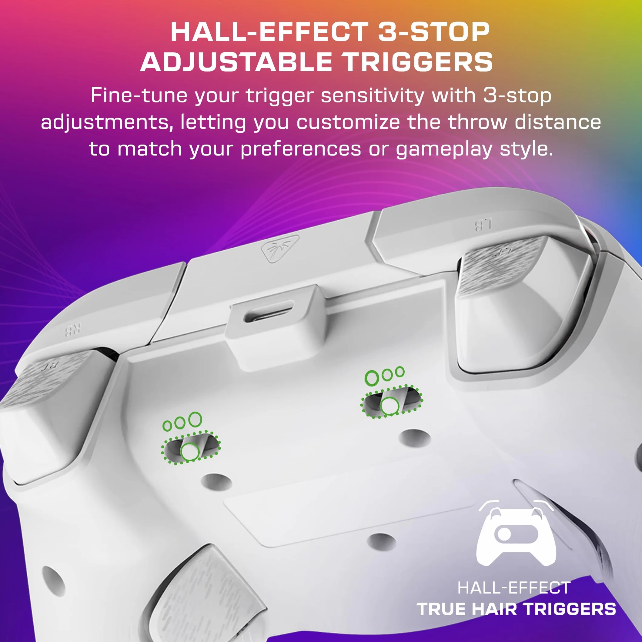 Turtle Beach Afterglow Wave przewodowy kontroler RGB biały dla Xbox Series X/S, Xbox One, Windows