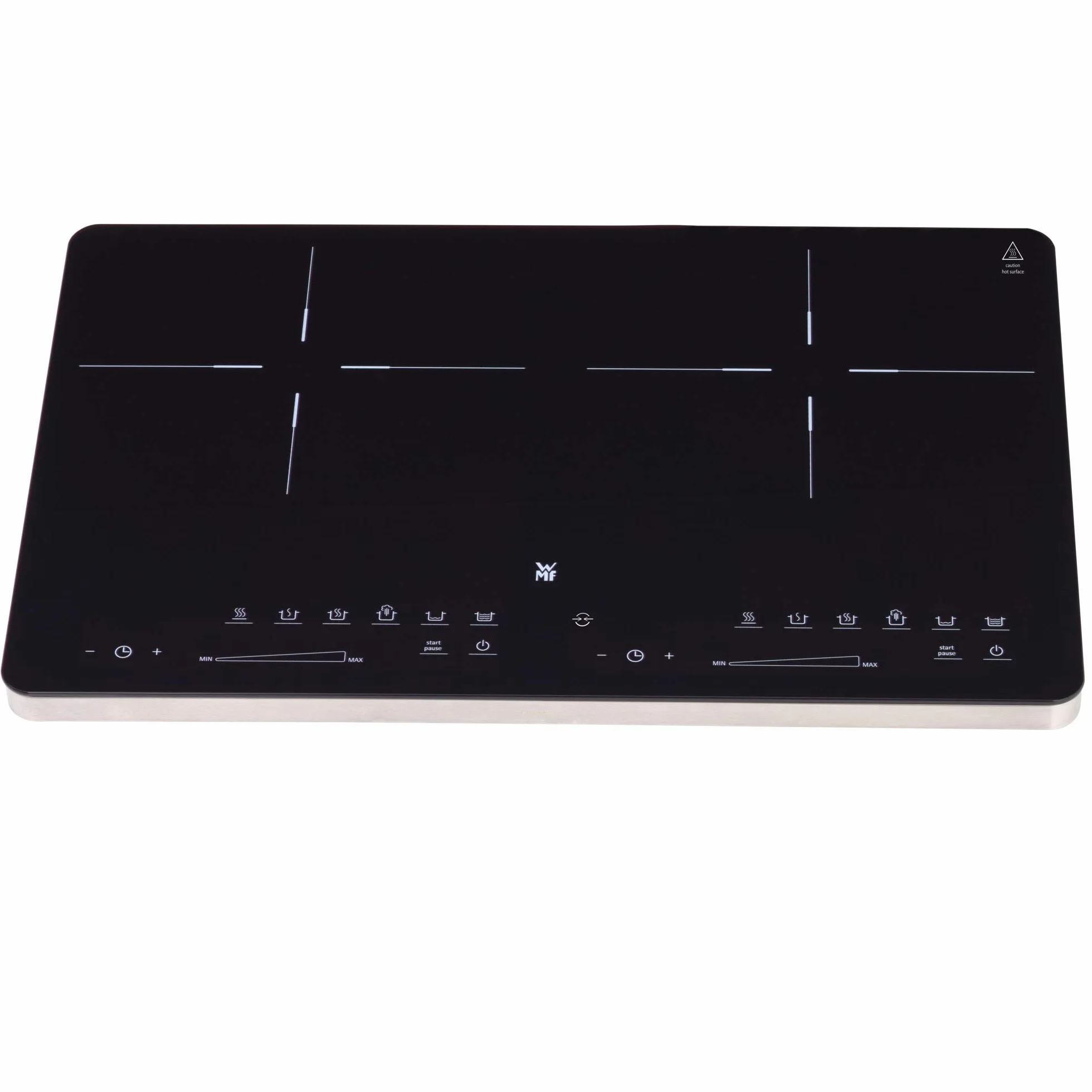 WMF Kult X podwójna płyta indukcyjna 3500 W ceramika szklana 28 cm
