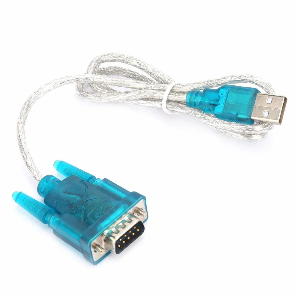 Adapter USB na RS232, 2 Sztuki Kabel Szeregowy 9-Pinowy Kompatybilny z Modemem i Urządzeniami dla Komputerów i Aparatów Cyfrowych