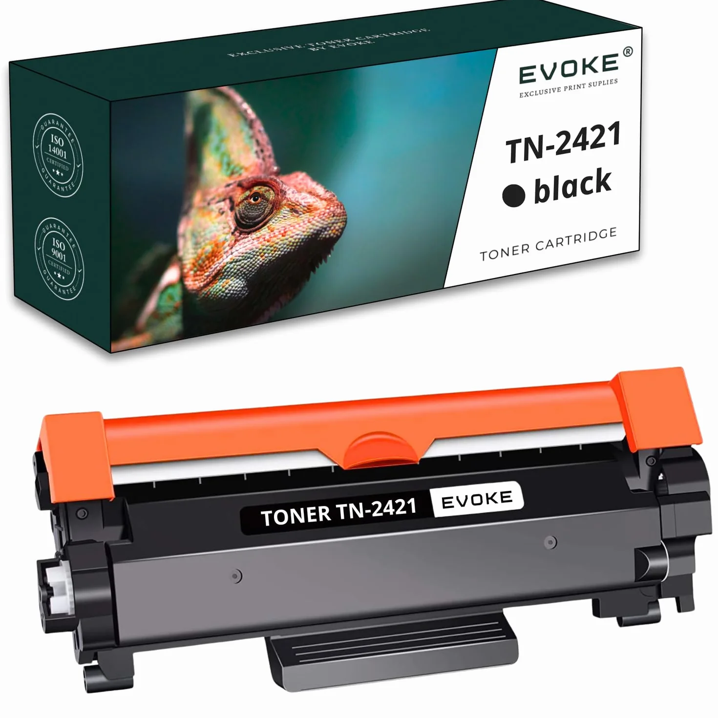 EVOKE TN2421 TN-2421 Toner Kompatybilny z Brother MFC-L2712DW HL-l2312D L2752DW DCP-L2512D Czarny (Black) 3000 Stron