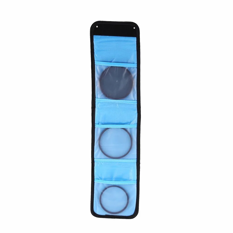 Madezz Etui do przechowywania filtrów do aparatu, 3 torby Etui do filtrów aparatowych Adapter obiektywu Filtr obiektywu Pierścień Torba do przechowywania Etui
