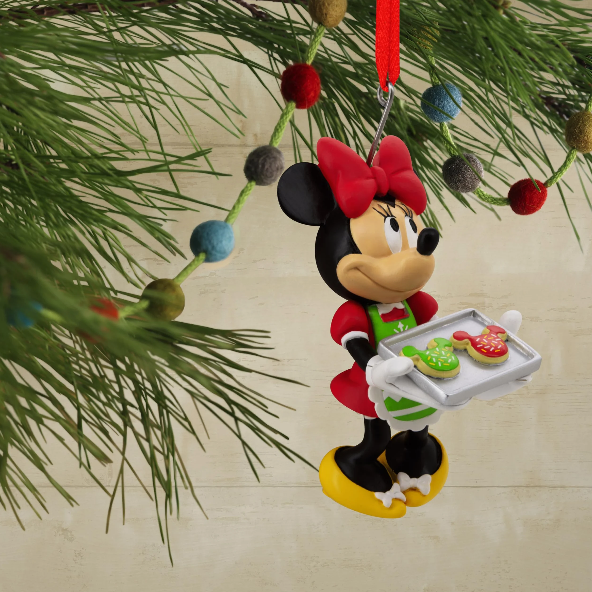 Hallmark Ozdoba do pieczenia Myszka Minnie, dekoracja drzewa Disneya, wisząca ozdoba, świąteczna ozdoba wisząca, prezenty na Boże Narodzenie