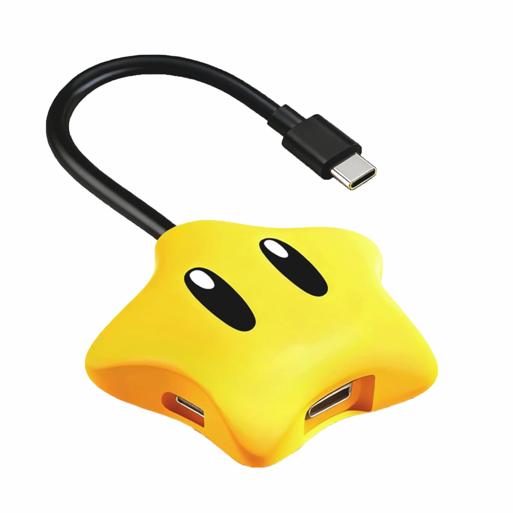 RREAKA Stacja dokująca Switch2 do Nintendo Switch 2 i 1, adapter gwiazdkowy z 4K przy 60 Hz, port USB 3.0, ładowanie typu C 100 W, światło LED, przenośna stacja dokująca Star, do przełącznika 1/2
