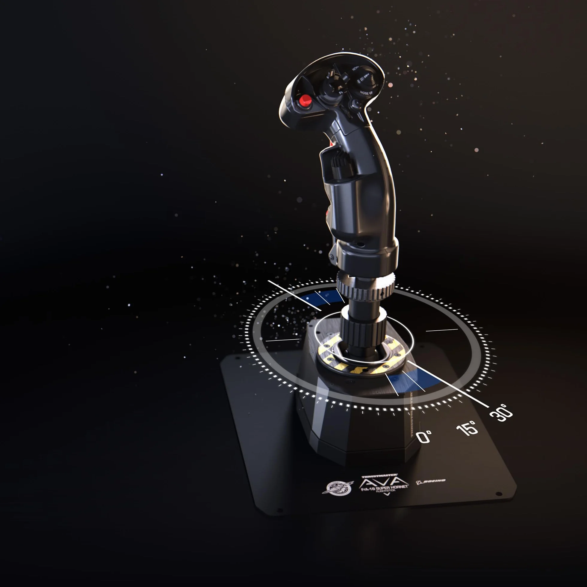 Thrustmaster AVA Offset Adapter, Adapter Przesunięcia Pozwalający Regulować Położenie Joysticka do Symulacji Lotniczych na Podstawie AVA