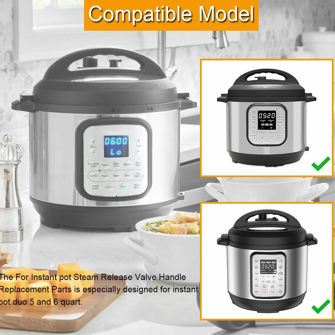 Części zamienne do Instant Pot Duo 5, 6 Quart, zestaw akcesoriów zaworu