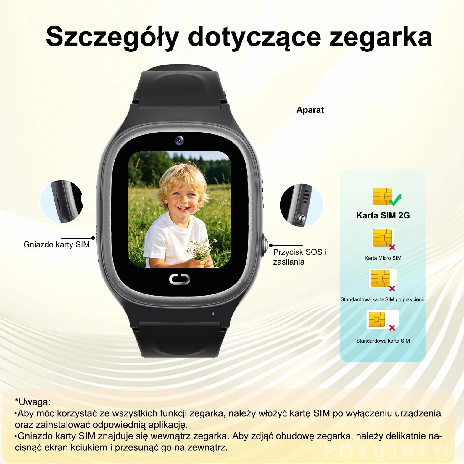 Smartwatch dla Dzieci z GPS Rozmowy Telefoniczne Czat Kontakty SOS Gra IP68 Wodoodporny Budzik Tryb Klasowy Zegarki Cyfrowe Smartwatch Dziecięcy Chłopcy Dziewczynki Urodziny Prezenty