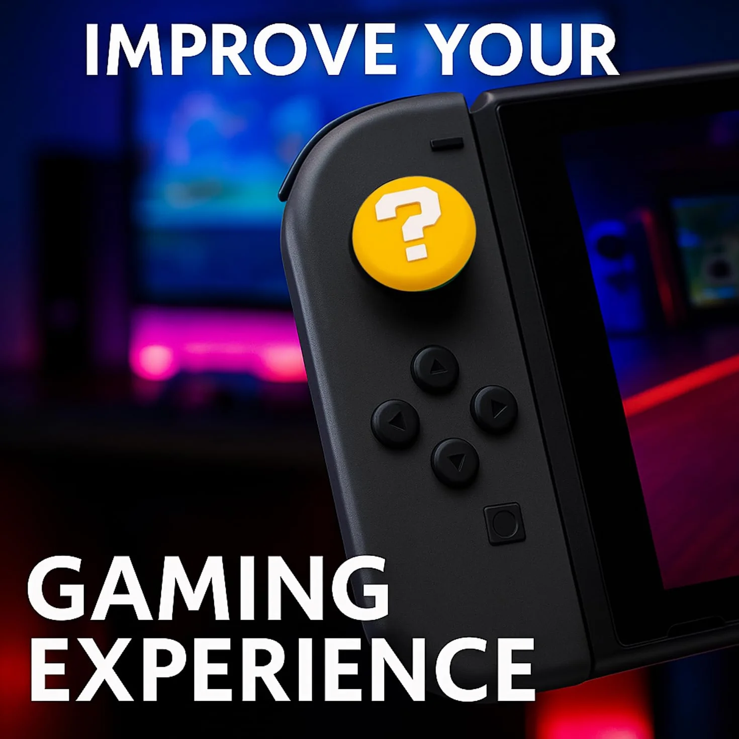MatoSan nakładki na joystick, kompatybilne z Switch Grip Joy Con i Lite OLED, akcesoria Thumb Grips do Nintendo Switch, akcesoria do konsoli Steam Deck