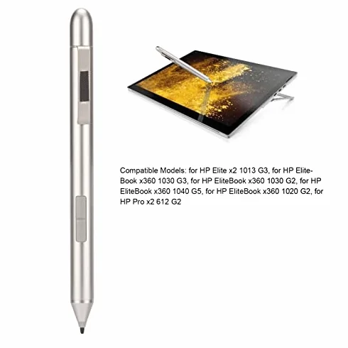 Aktywny Rysik do X2 1013 G3, do EliteBook X360 1020 do G2, 1030 G2, 1030 G3, 1040 G5, do Pro X2 612 do G2, Pojemnościowy Rysik do Ekranu Dotykowego