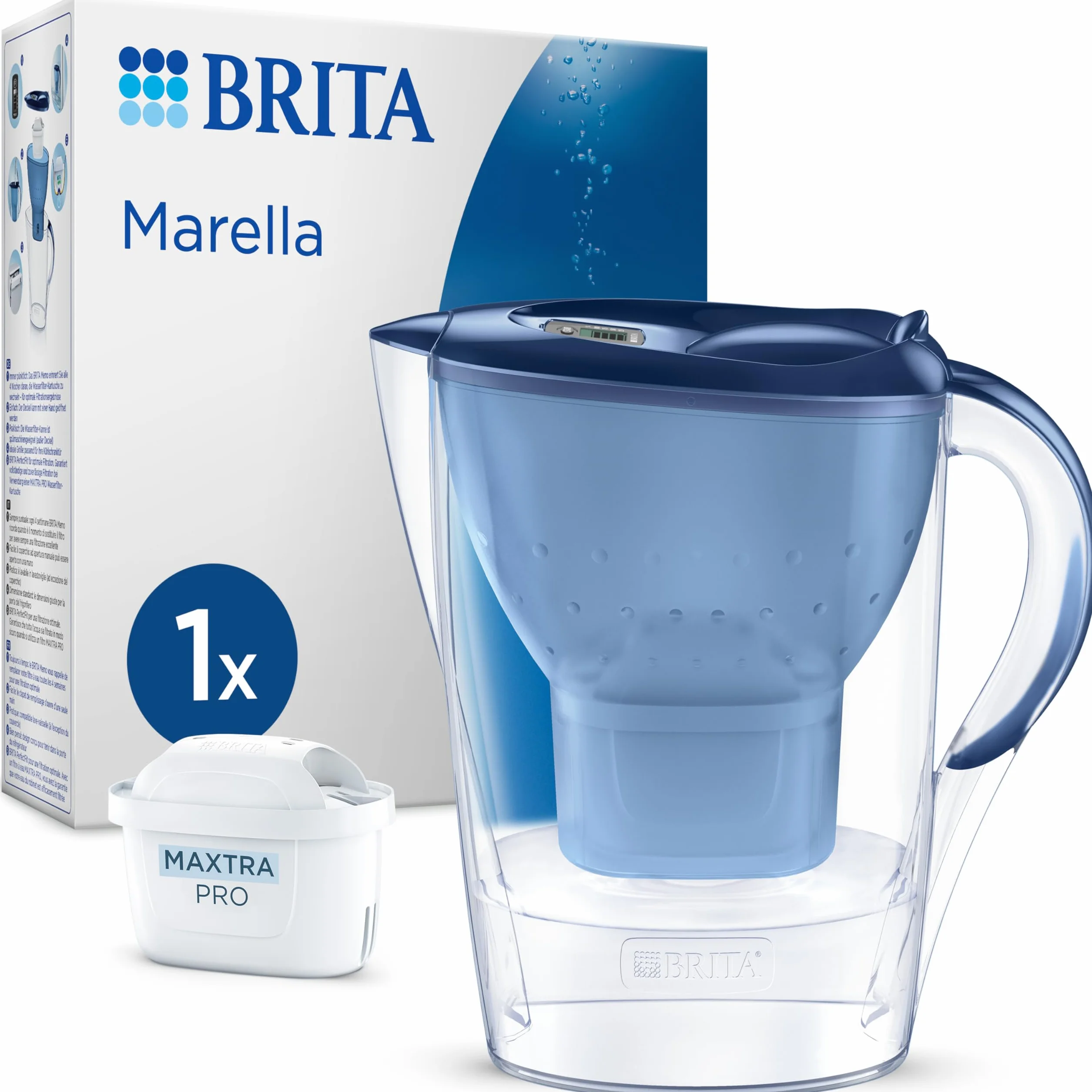 BRITA Dzbanek filtrujący Marella Blue 2,4l z wkładem MAXTRA PRO All-in-1