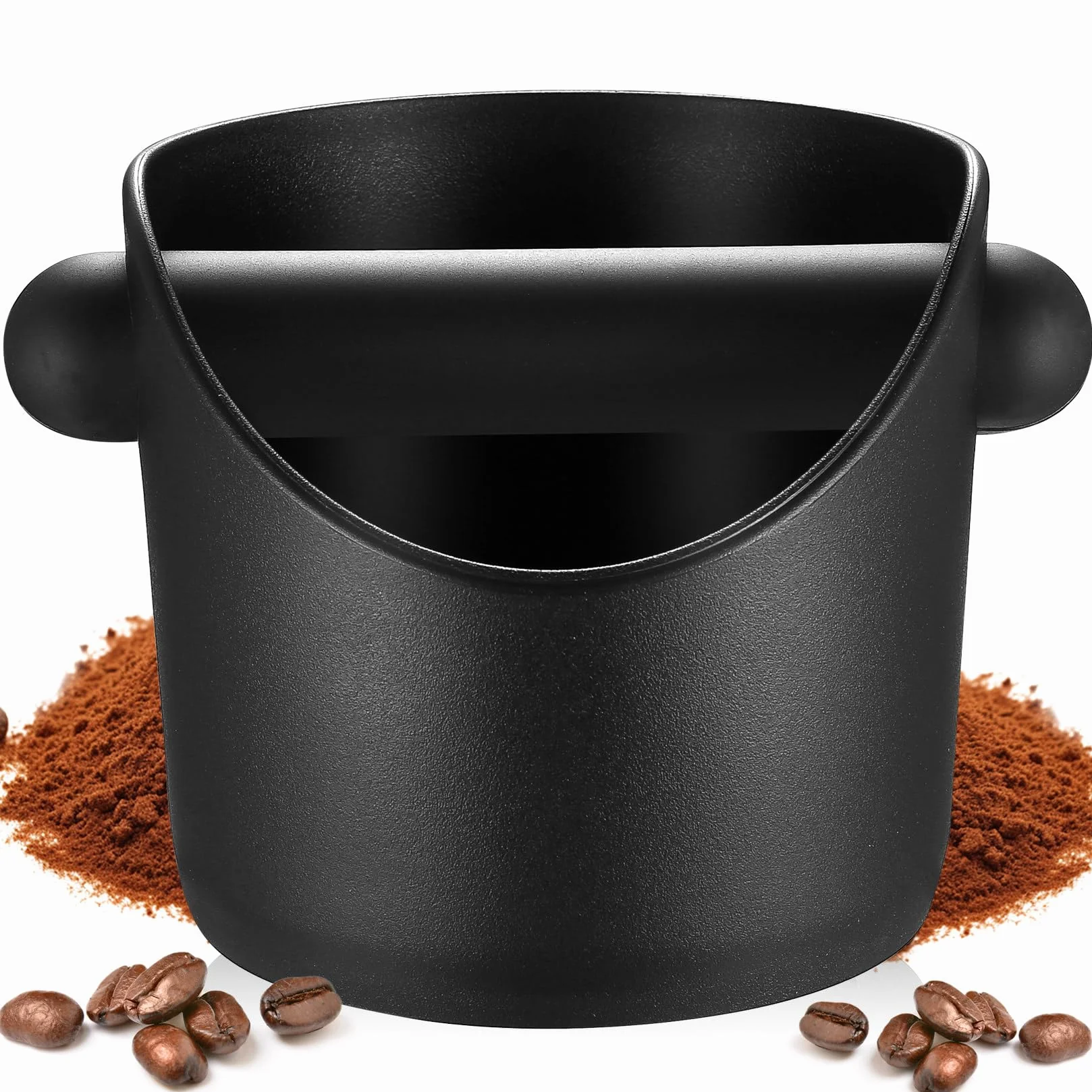 Pojemnik na fusy z kawy Coffee Knock Box z wyjmowanym prętem do ubijania, antypoślizgowa podstawa