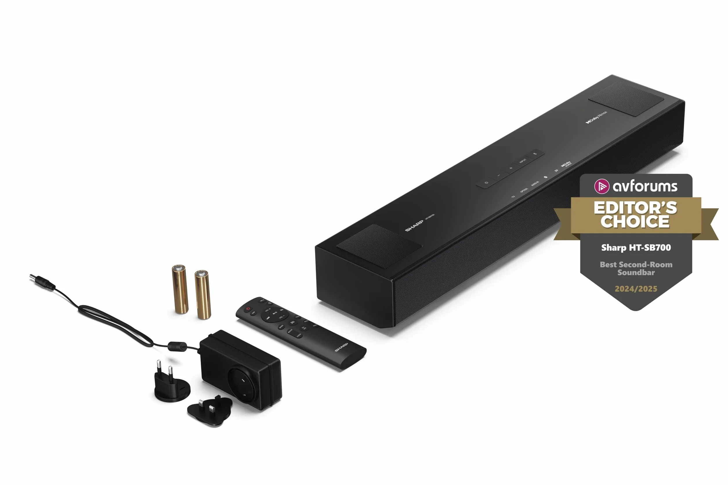 Sharp HT-SB700 Soundbar, Czarny/Szary, 140 W