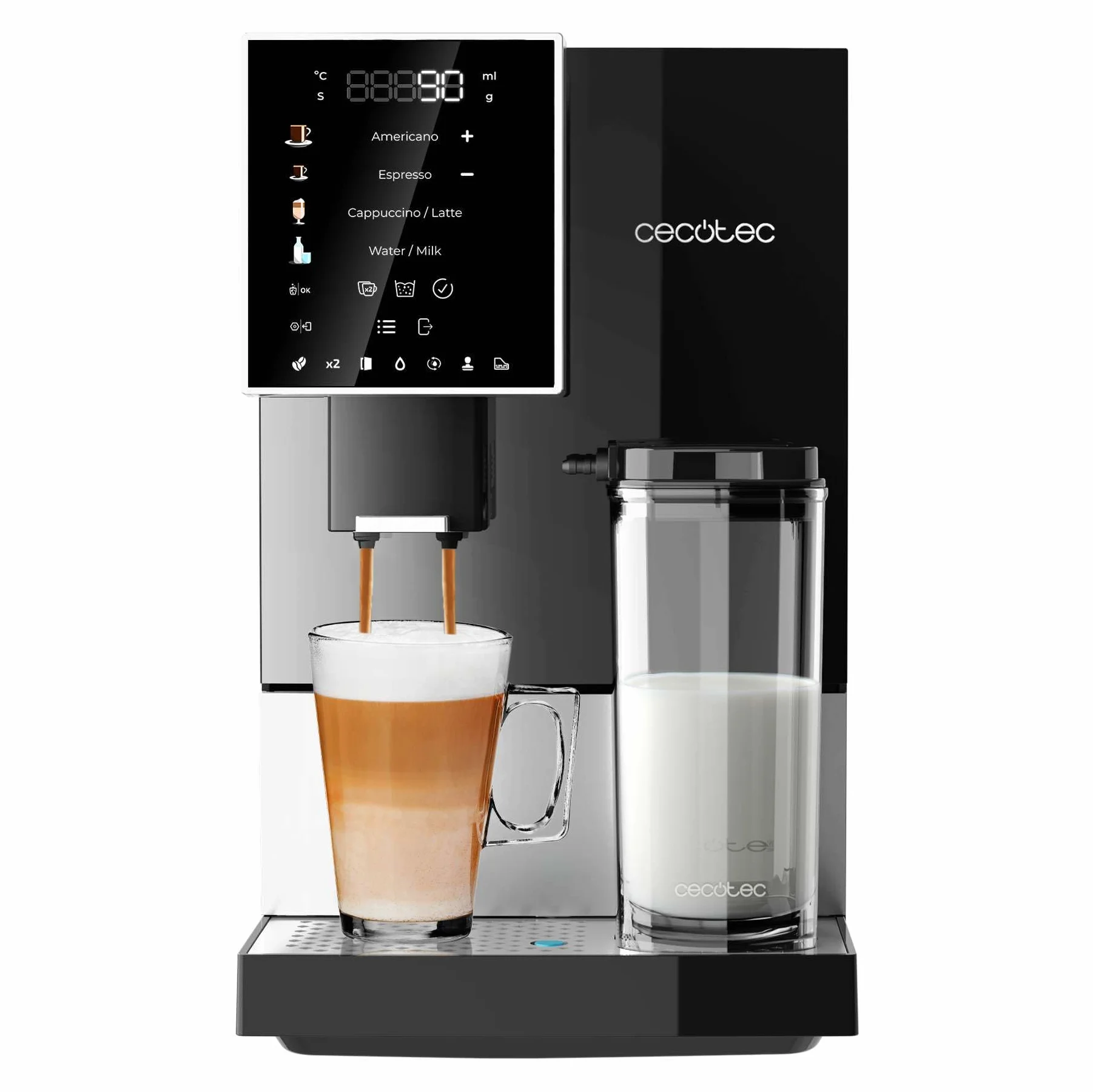 Cecotec Cremmaet Compactccino Superautomatyczny ekspres do kawy 1450 W 19 bar Thermoblock