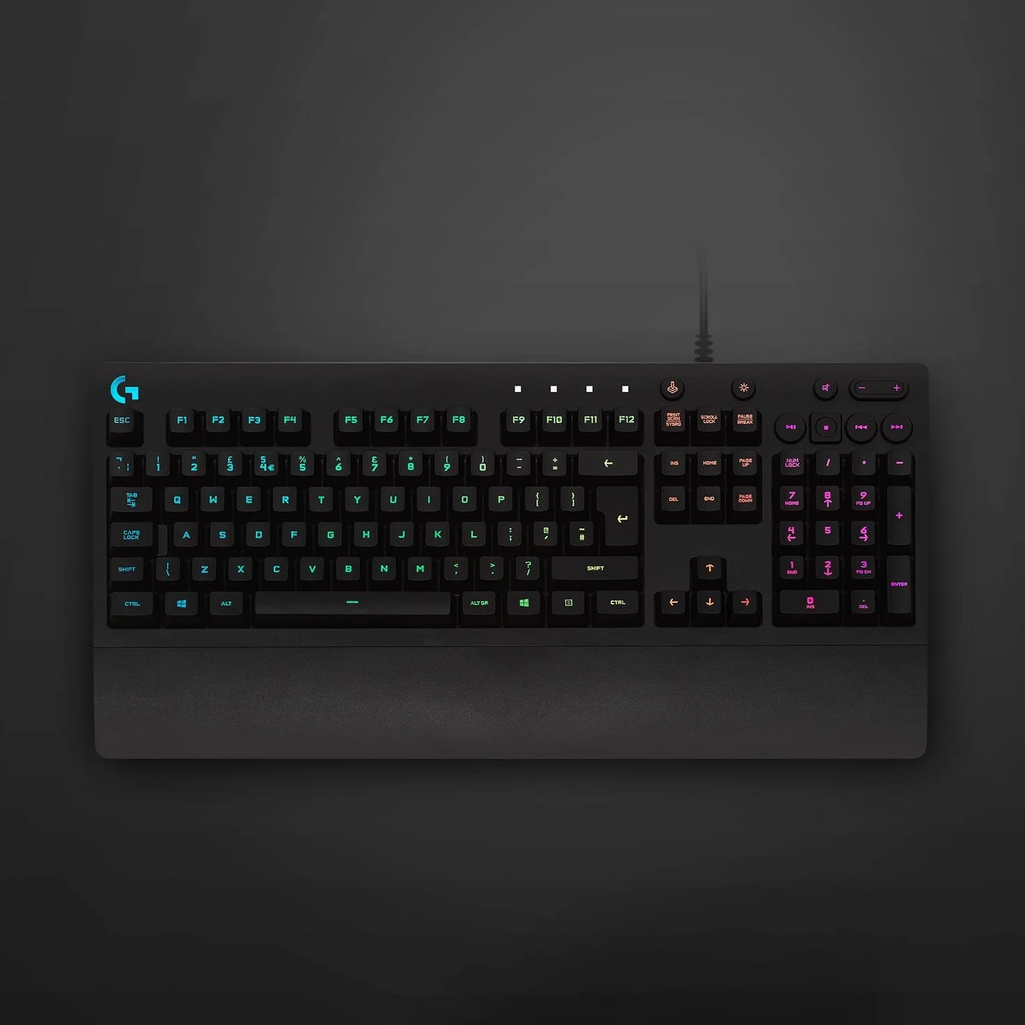 Logitech G G213 Prodigy Klawiatura Do Gier LIGHTSYNC RGB Odporna Na Zalanie QWERTY Czarny