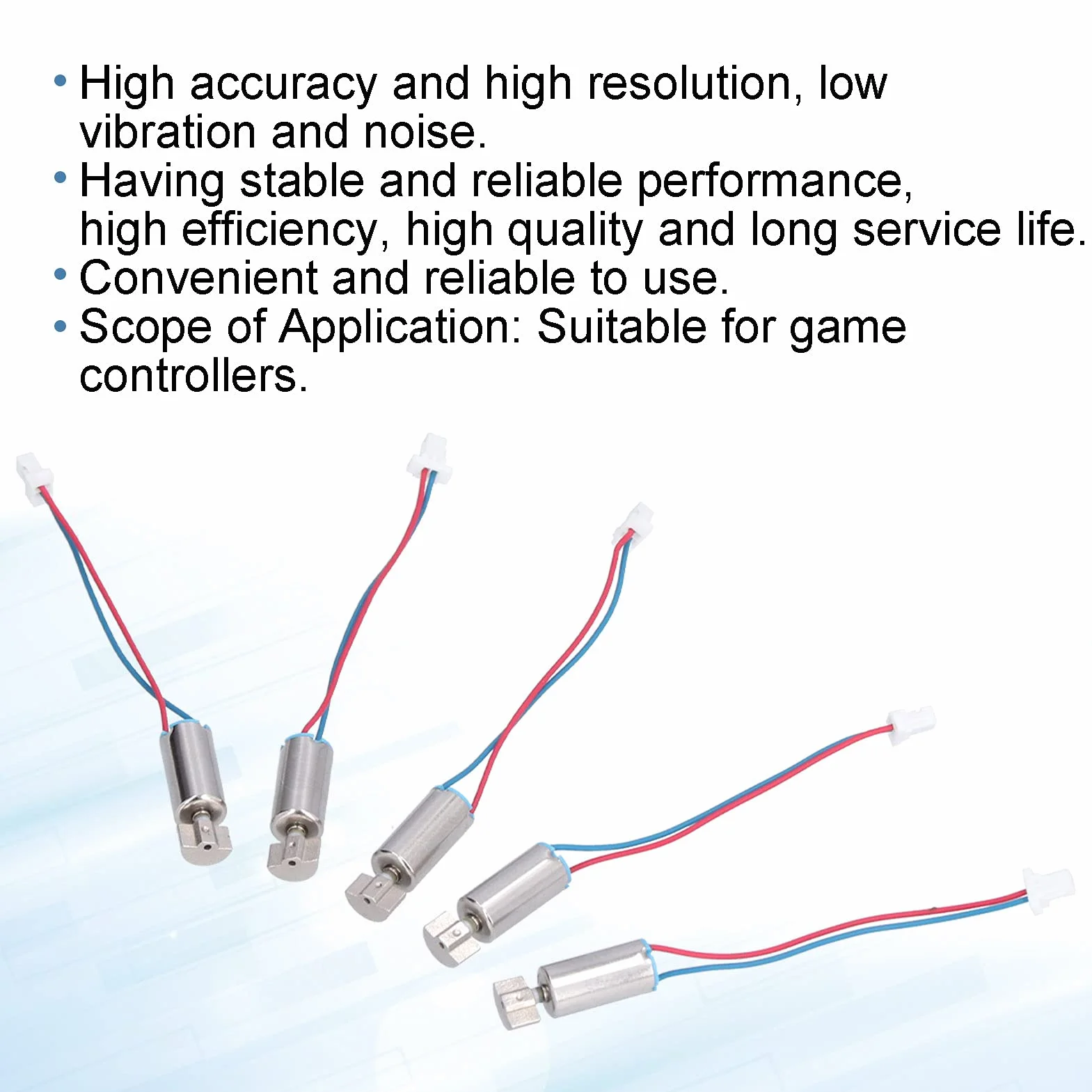 Silnik Wibracyjny DC 1,5 V 3 V 6 Mm X 12 Mm Mikrowibracyjny Silnik Bezrdzeniowy 12000 Obr./min Wysoka Dokładność Wydajność Mini Bezrdzeniowy Silnik do Gamepada Opakowanie 10 Sztuk