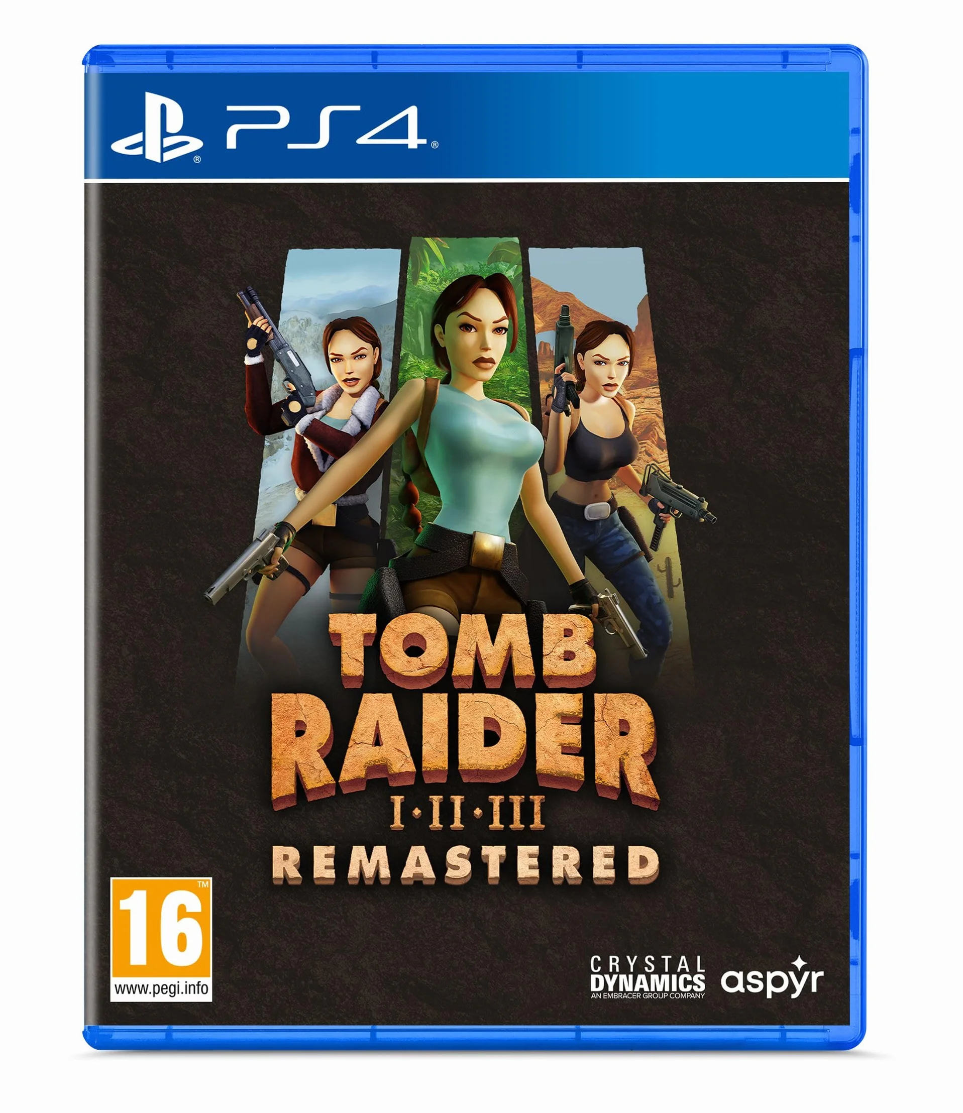 Tomb Raider 1-3 Remastered Starring Lara Croft PS4