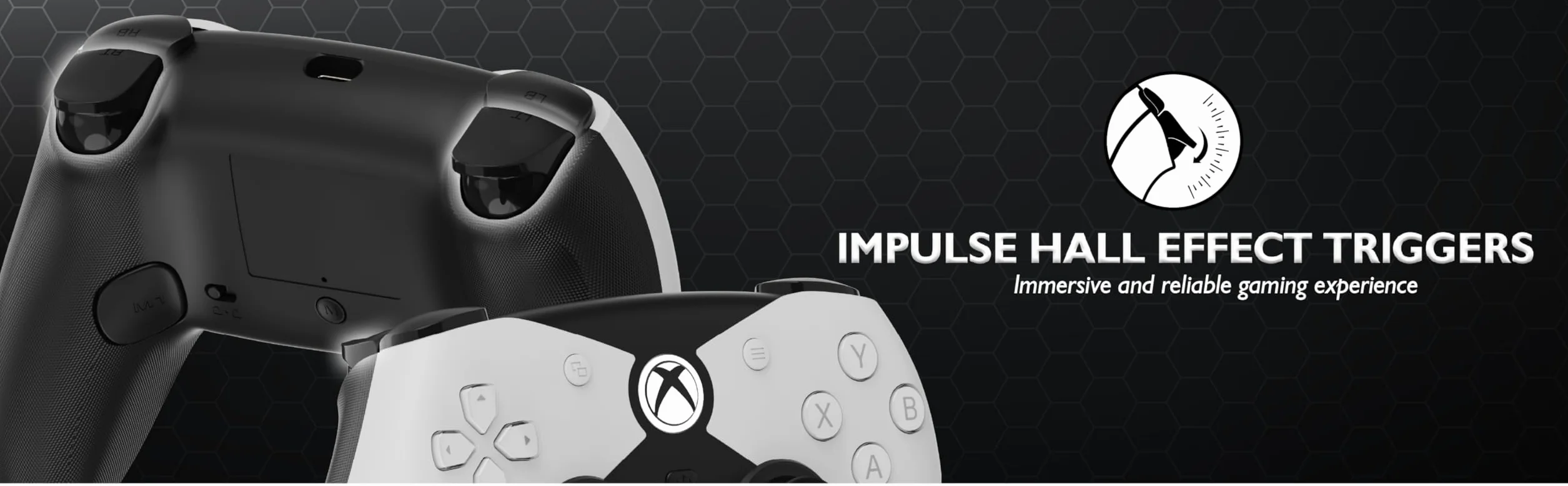 Hyperkin Przewodowy kontroler do Xbox Series X|S, Xbox One, PC - joysticki z efektem halowym, wyzwalacze impulsowe, USB-C, anty-drift, precyzyjny D-pad, ergonomiczny