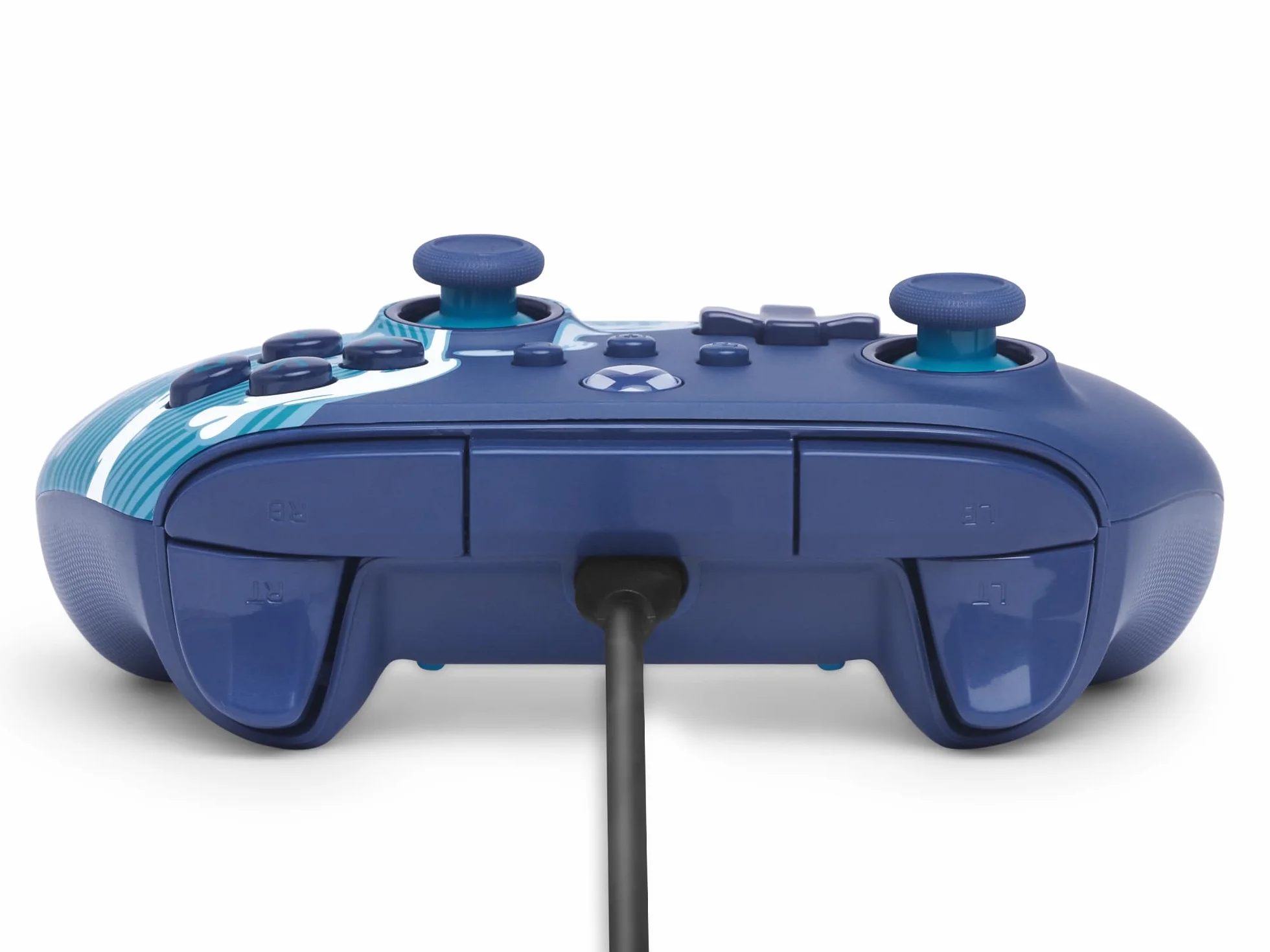 Kontroler przewodowy PowerA Advantage do konsoli Xbox Series X|S - Morska fala, Pałki z efektem Halla, kontroler do gier, Xbox Series X|S