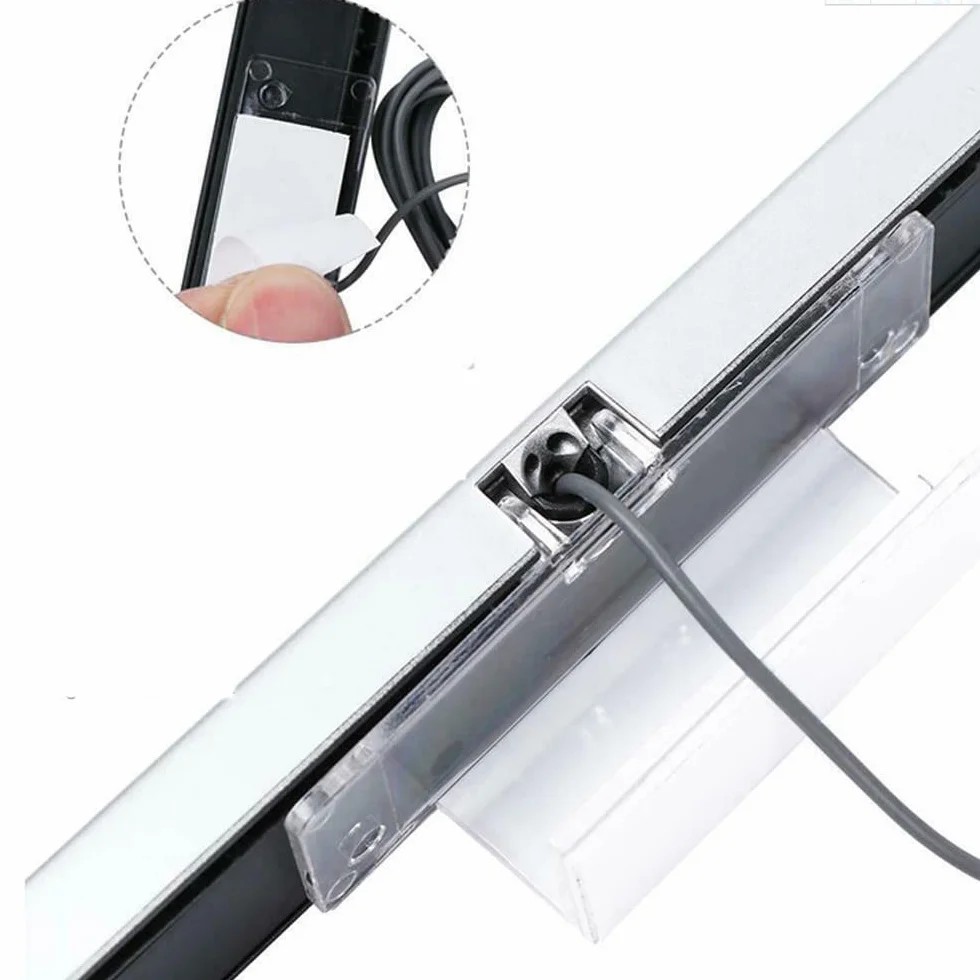 Czujnik Podczerwieni USB Odbiornik Sygnału Ruchu ze Stabilną Podstawą Kompatybilny z Wii/Wii U Konsolami
