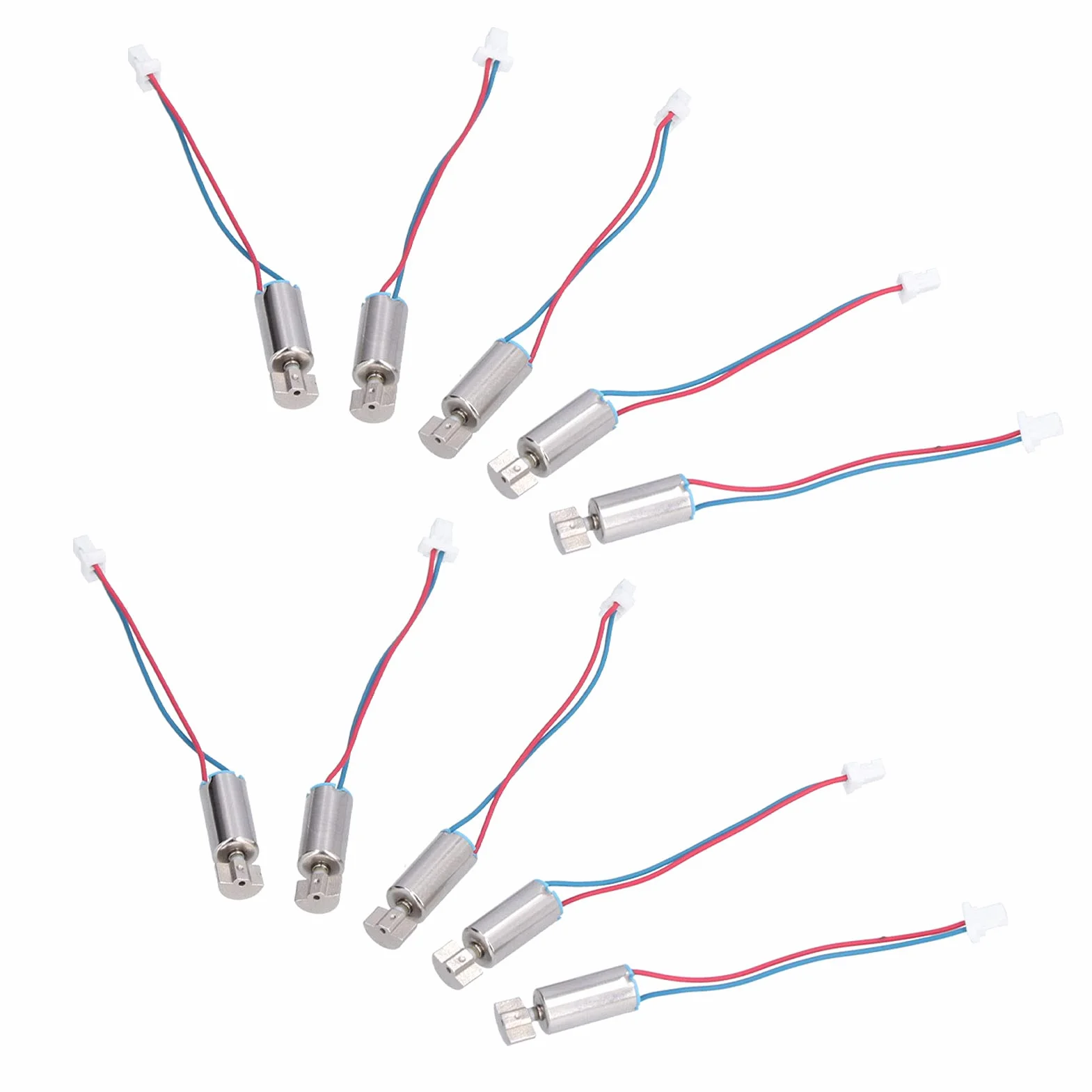 Silnik Wibracyjny DC 1,5 V 3 V 6 Mm X 12 Mm Mikrowibracyjny Silnik Bezrdzeniowy 12000 Obr./min Wysoka Dokładność Wydajność Mini Bezrdzeniowy Silnik do Gamepada Opakowanie 10 Sztuk