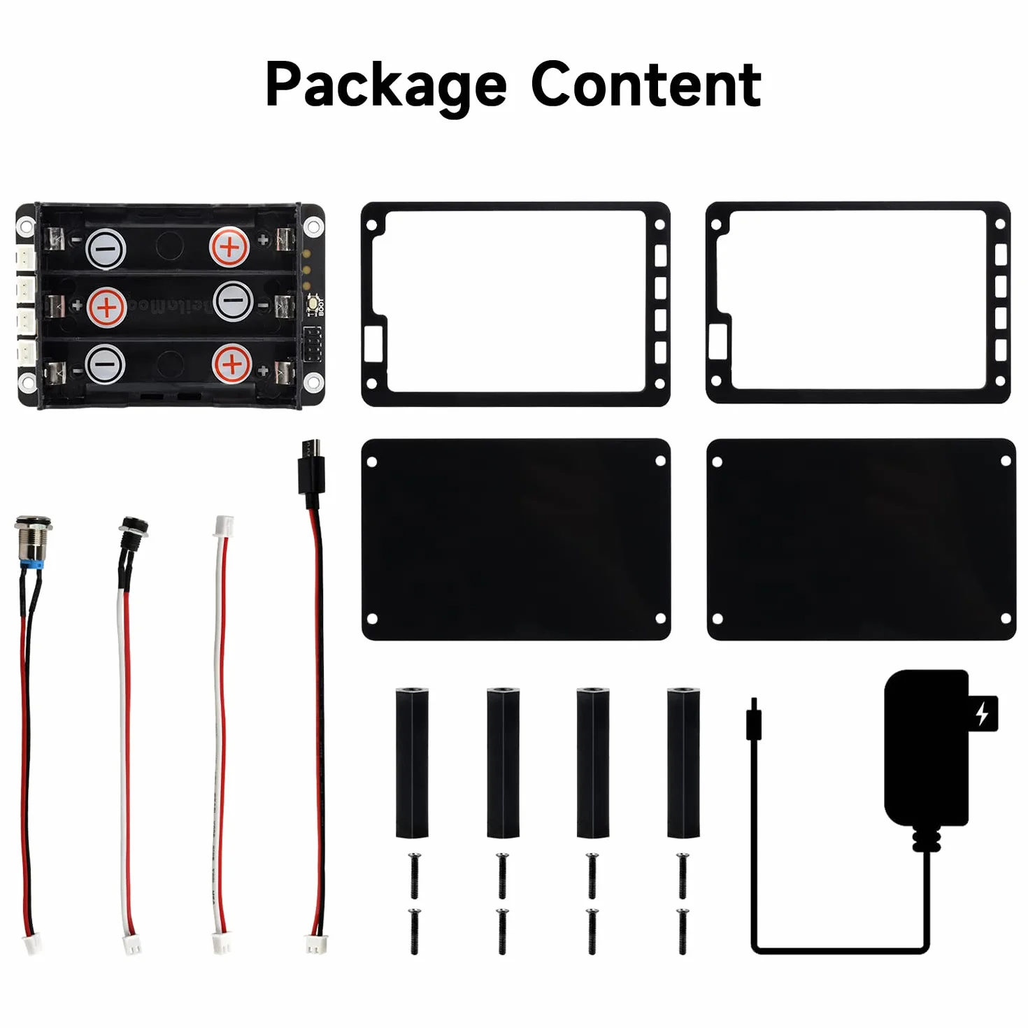 Waveshare Uninterruptible Power Supply UPS Module Supports Charging and Power Output at the Same Time 3S & 5V 5A Output